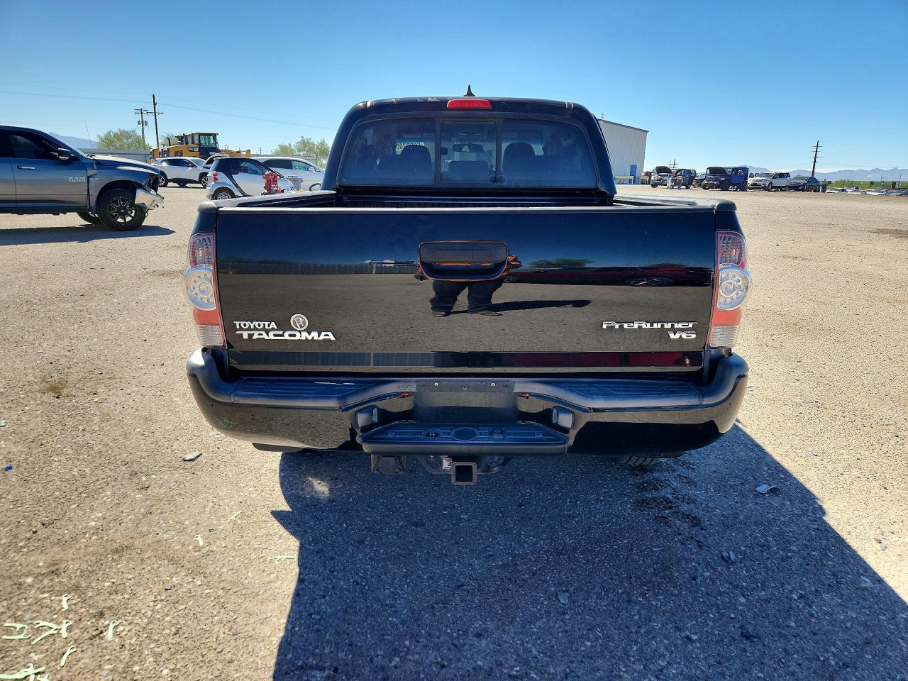 2015 Toyota Tacoma Double Cab Prerunner Black vin: 5TFJU4GN6FX079773