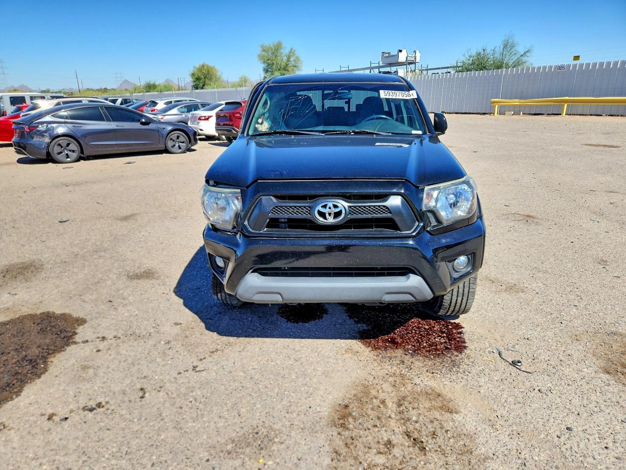 2015 Toyota Tacoma Double Cab Prerunner Black vin: 5TFJU4GN6FX079773