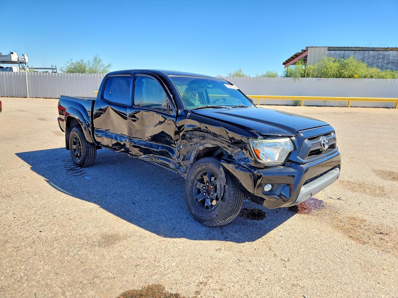 2015 Toyota Tacoma Double Cab Prerunner Black vin: 5TFJU4GN6FX079773