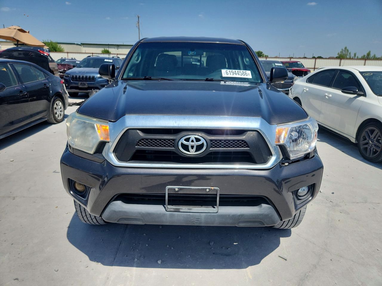 2015 Toyota Tacoma Double Cab Prerunner Gray vin: 5TFJU4GN6FX087775