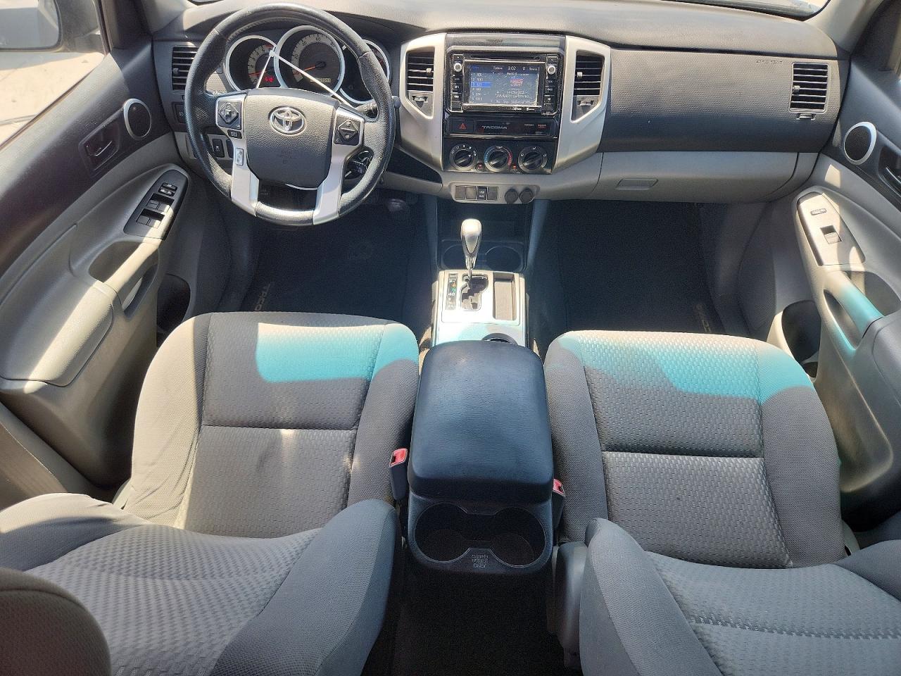 2015 Toyota Tacoma Double Cab Prerunner Gray vin: 5TFJU4GN6FX087775