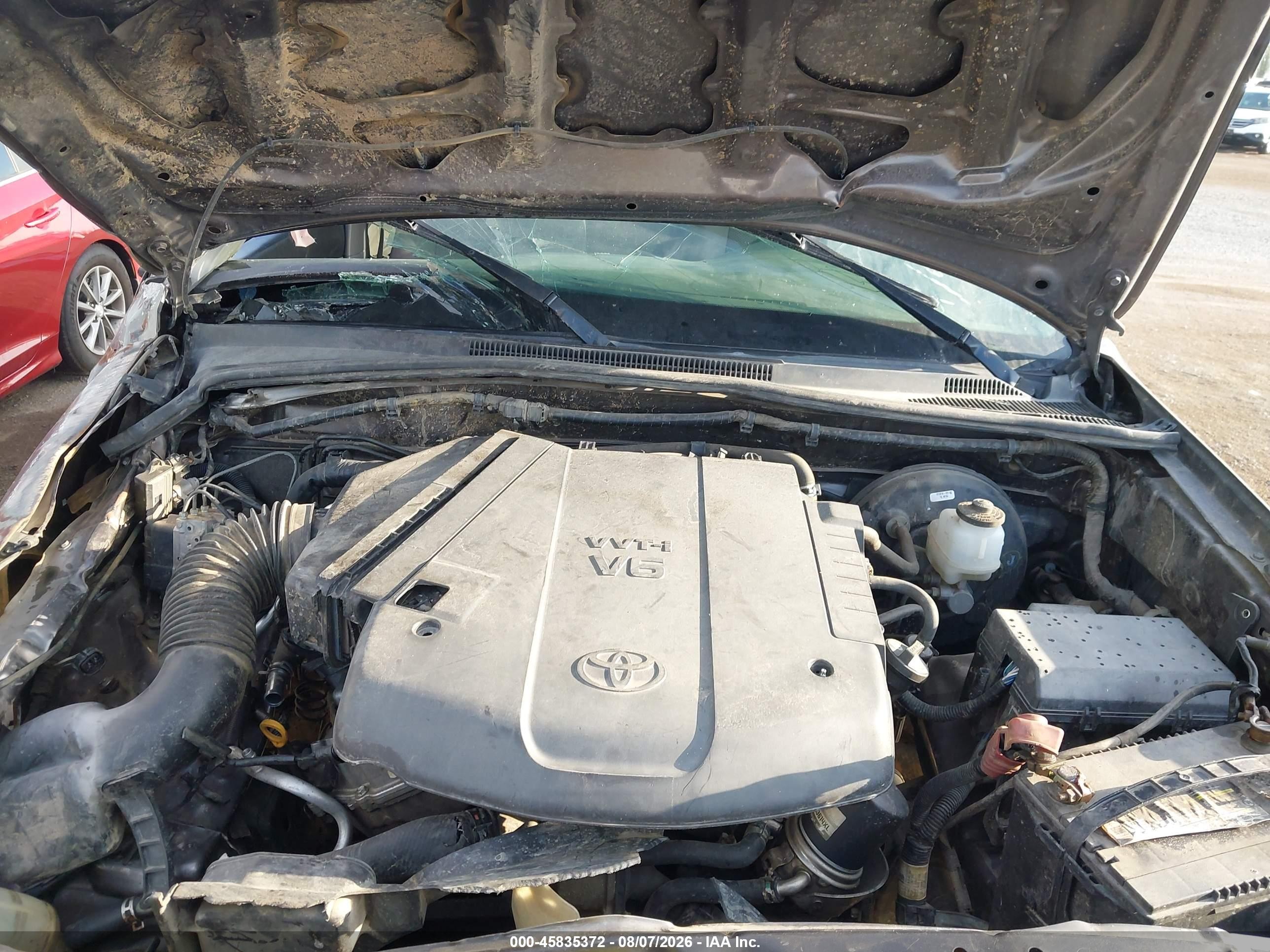 2012 Toyota Tacoma Prerunner V6 Gray vin: 5TFJU4GN7CX015138