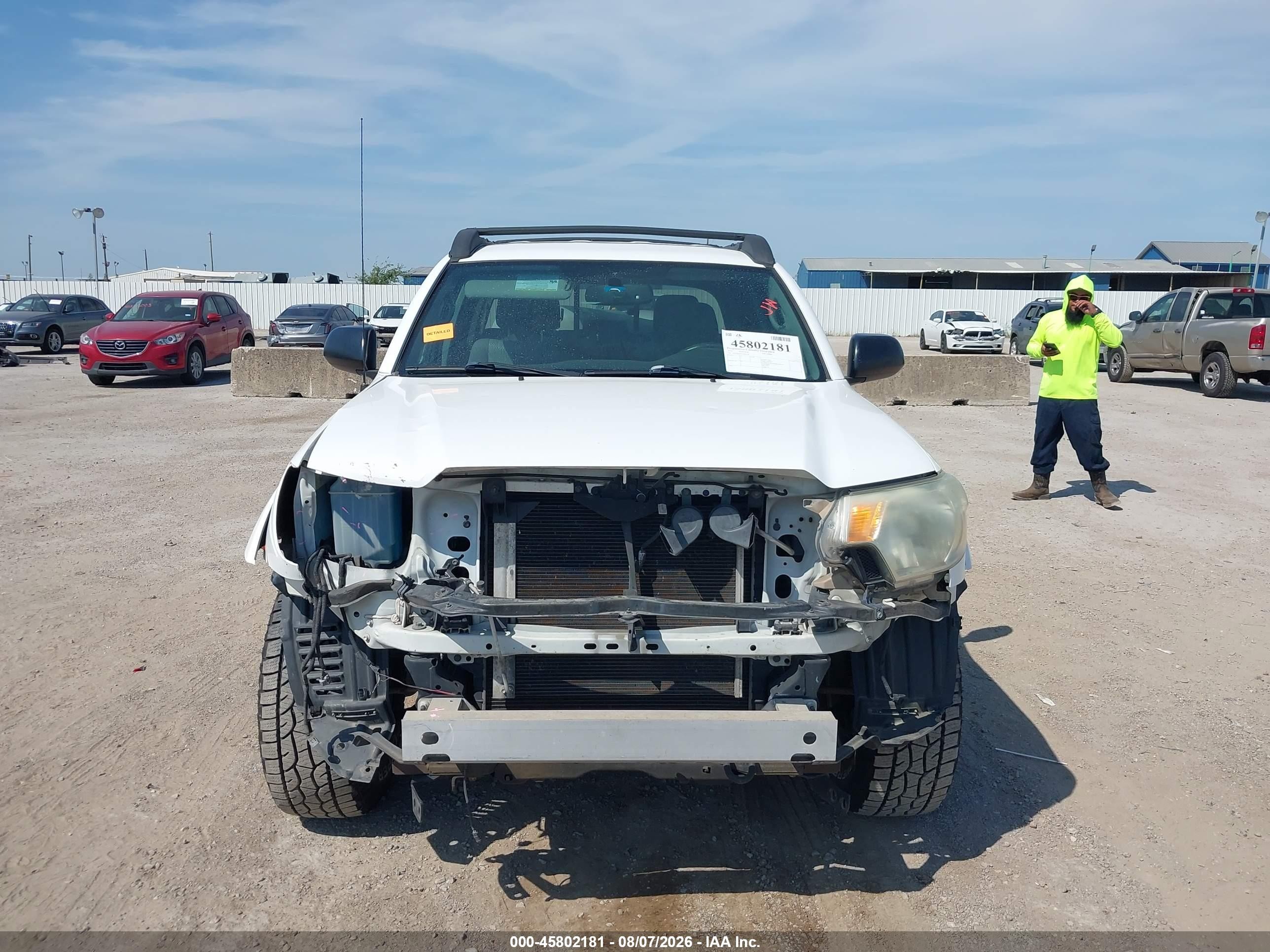 2012 Toyota Tacoma Prerunner V6 White vin: 5TFJU4GN7CX022378