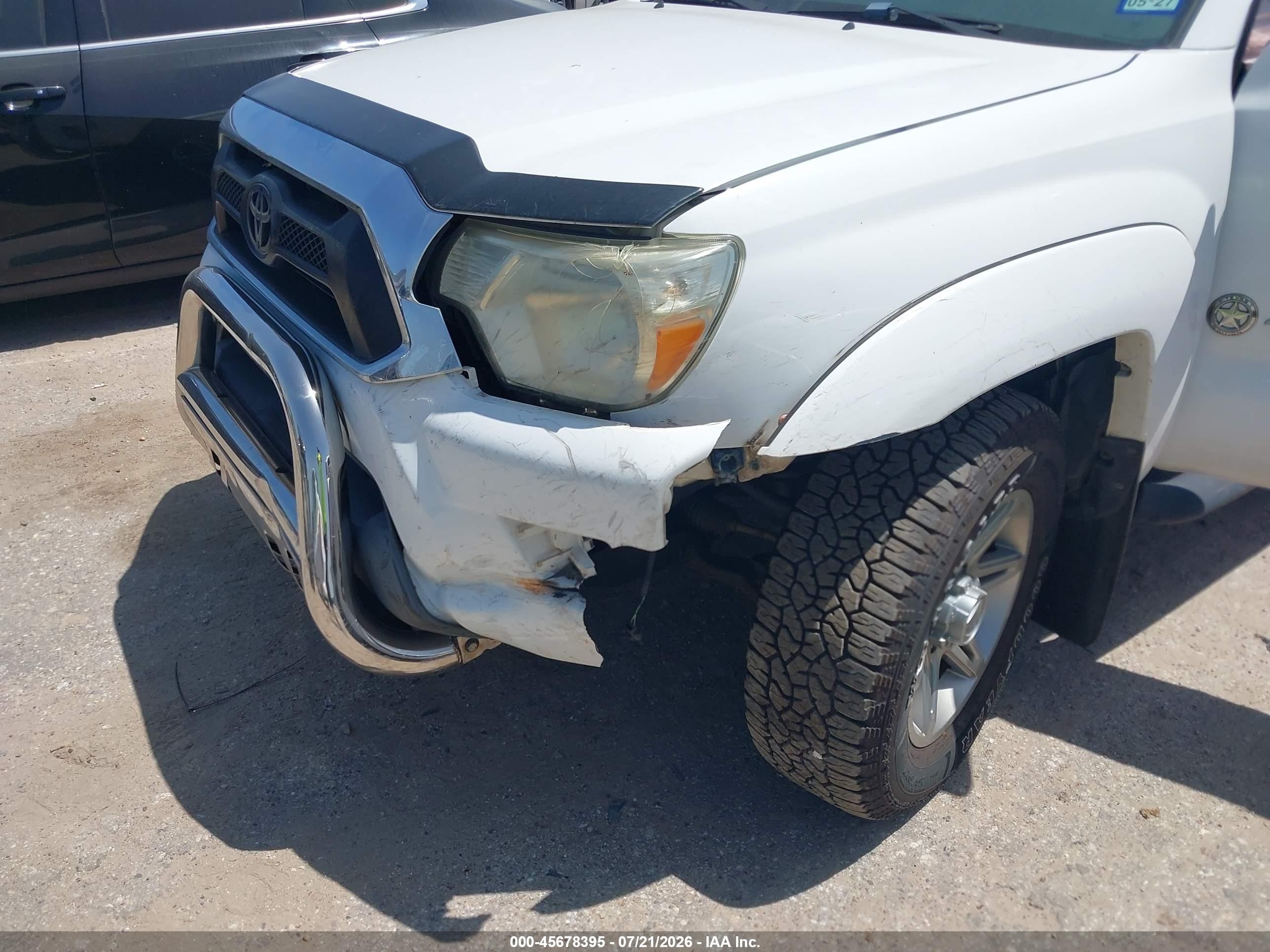 2013 Toyota Tacoma Prerunner V6 Белый vin: 5TFJU4GN7DX045483