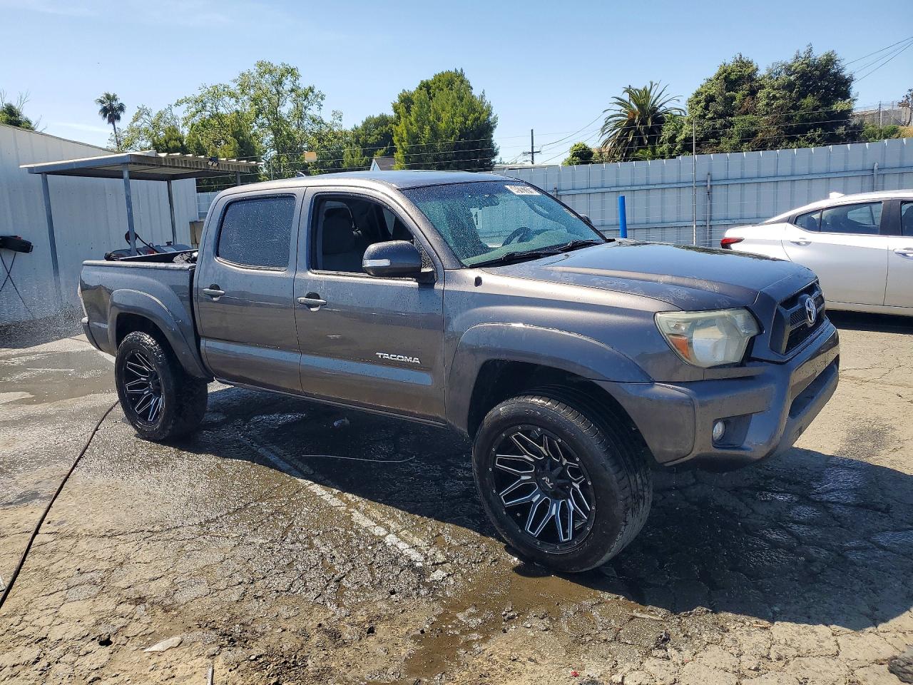 2014 Toyota Tacoma Prerunner V6 Gray vin: 5TFJU4GN7EX058221