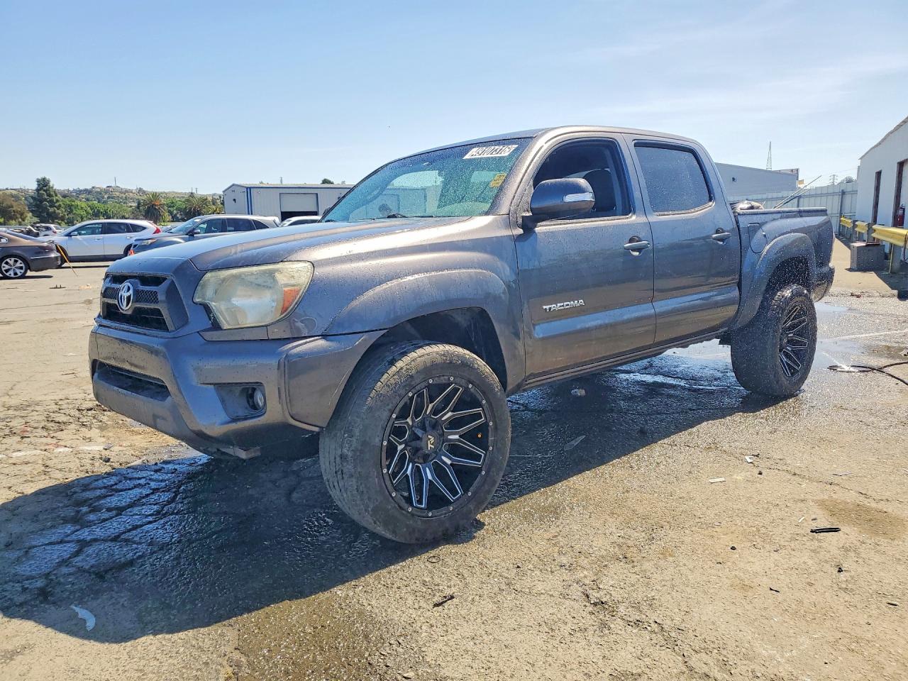 2014 Toyota Tacoma Prerunner V6 Gray vin: 5TFJU4GN7EX058221