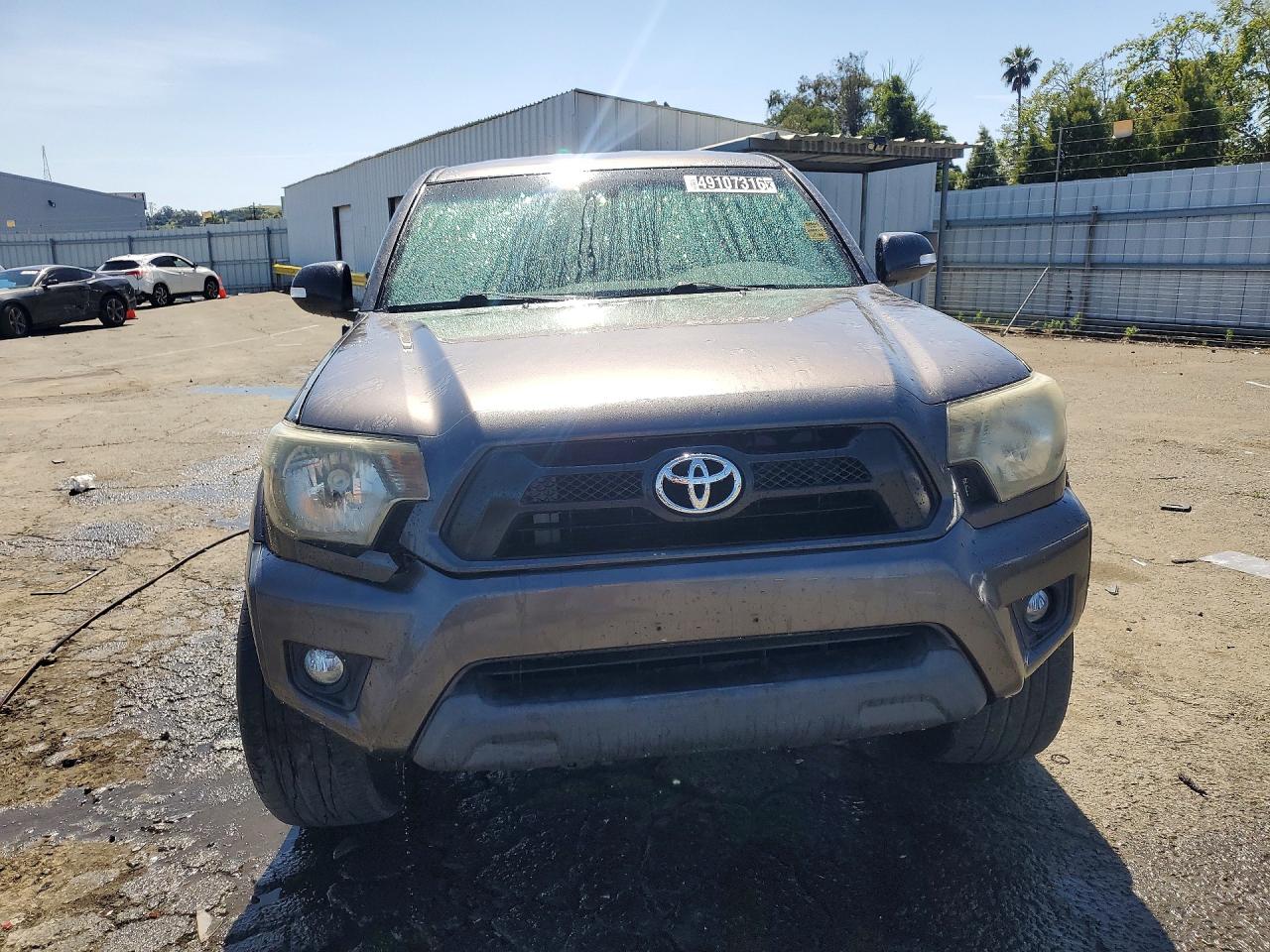 2014 Toyota Tacoma Prerunner V6 Gray vin: 5TFJU4GN7EX058221