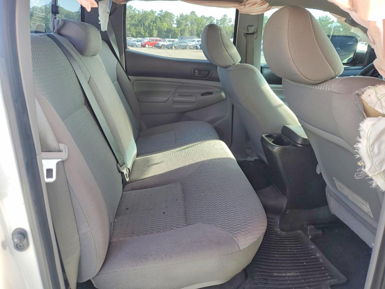 2015 Toyota Tacoma Double Cab Prerunner White vin: 5TFJU4GN7FX073822
