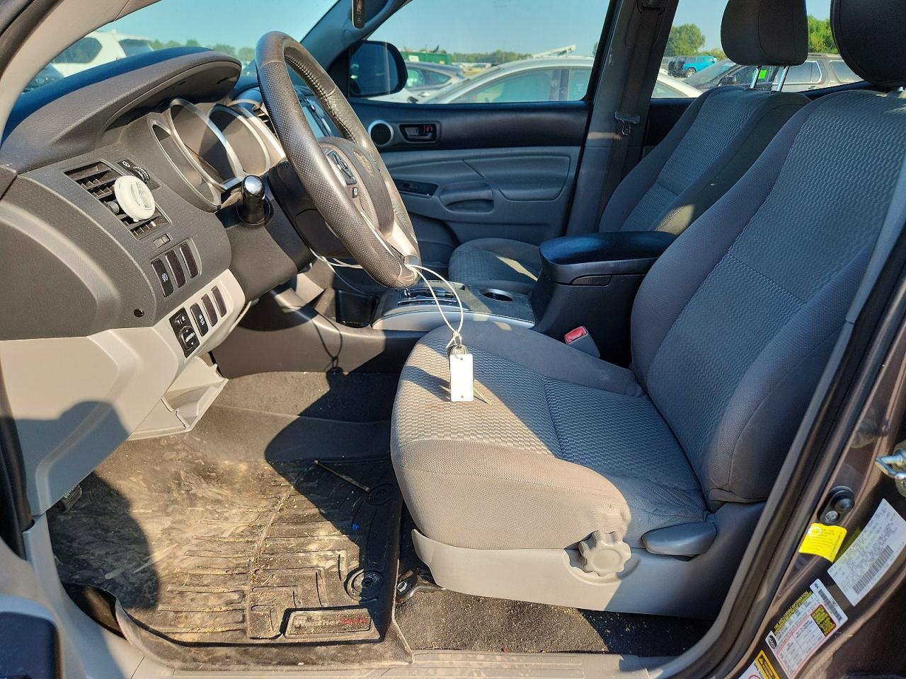 2015 Toyota Tacoma Double Cab Prerunner Charcoal vin: 5TFJU4GN7FX088191