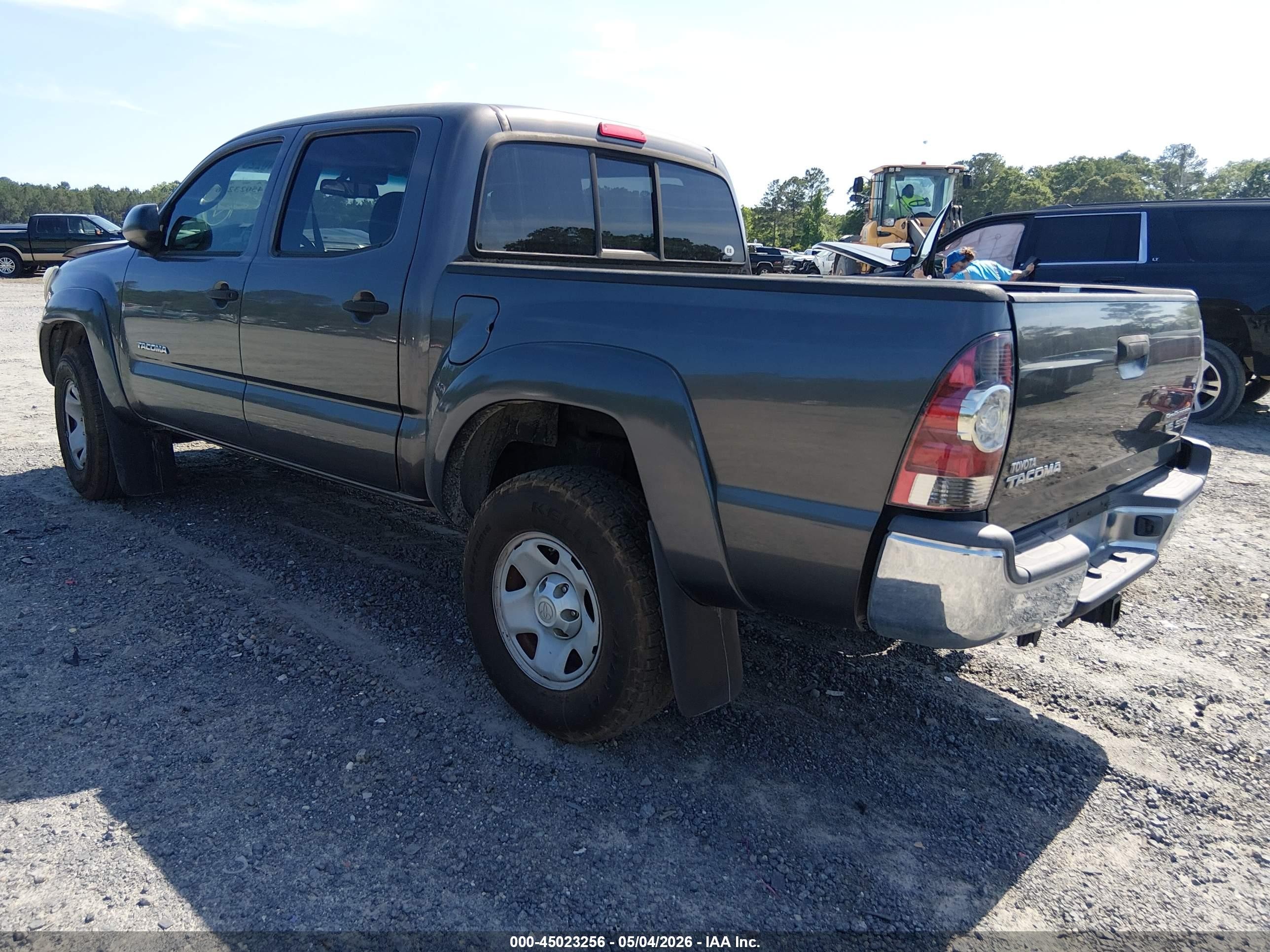 2013 Toyota Tacoma Prerunner V6 Gray vin: 5TFJU4GN8DX048697