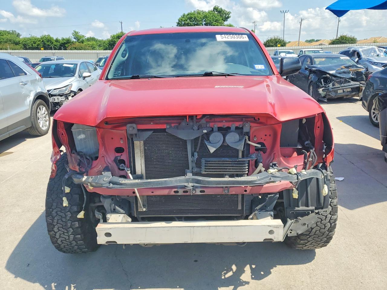 2014 Toyota Tacoma Double Cab Prerunner Red vin: 5TFJU4GN8EX059555