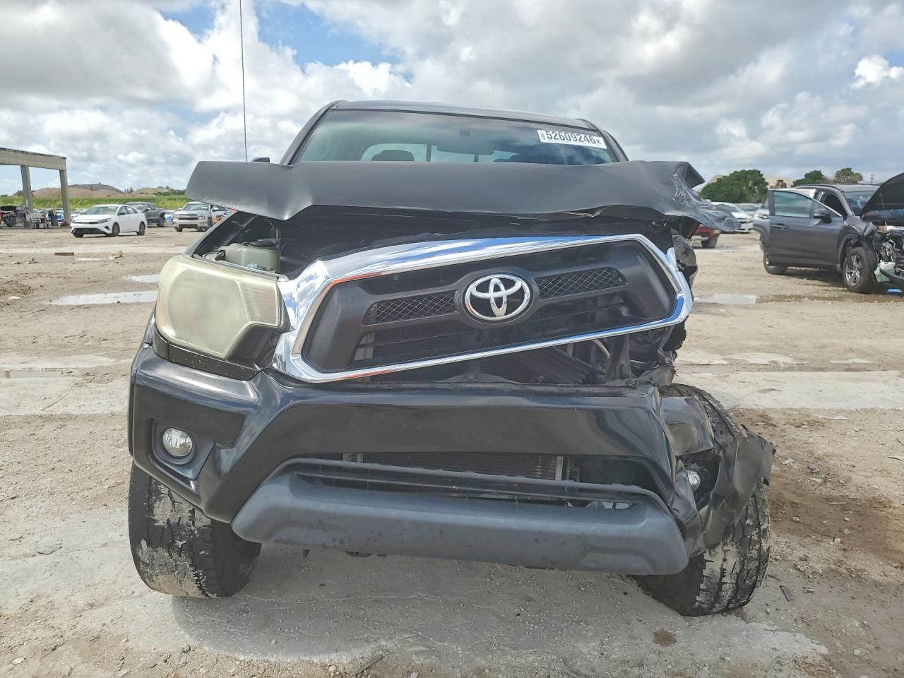 2015 Toyota Tacoma Prerunner V6 Black vin: 5TFJU4GN8FX068466