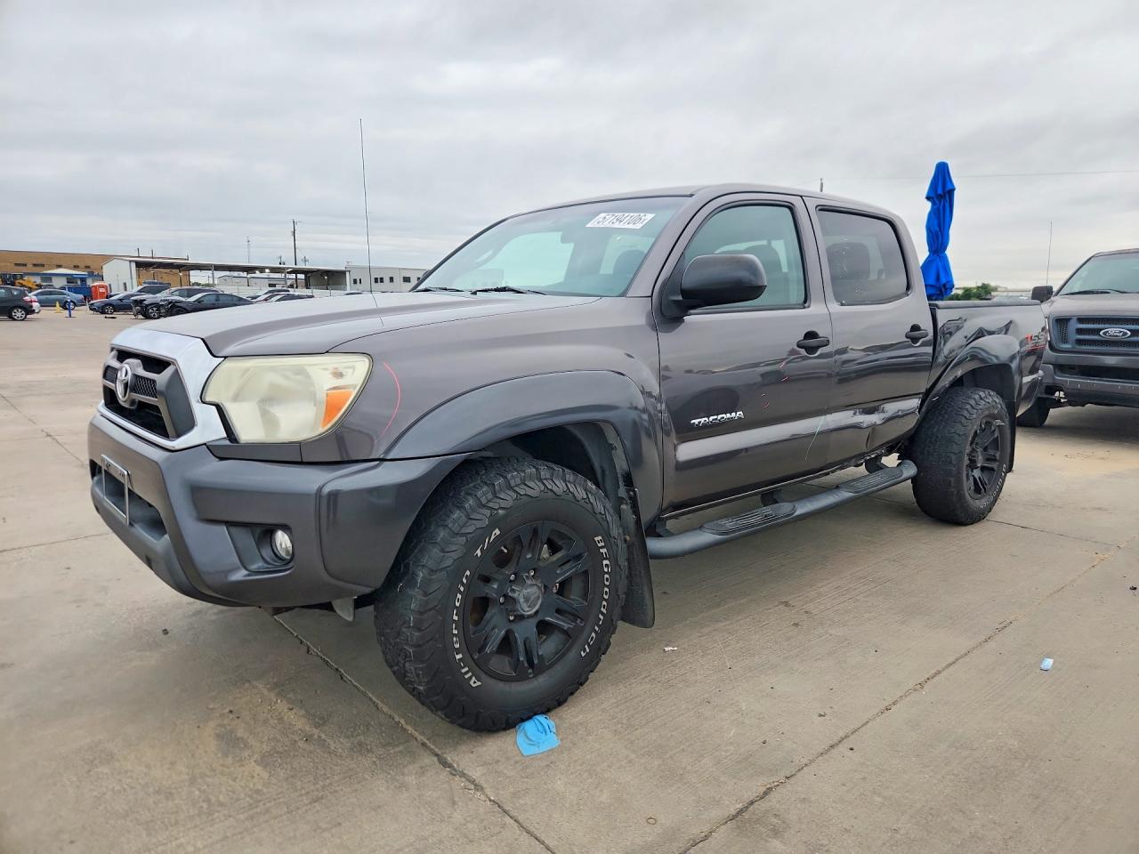 2015 Toyota Tacoma Double Cab Prerunner Серый vin: 5TFJU4GN8FX075966