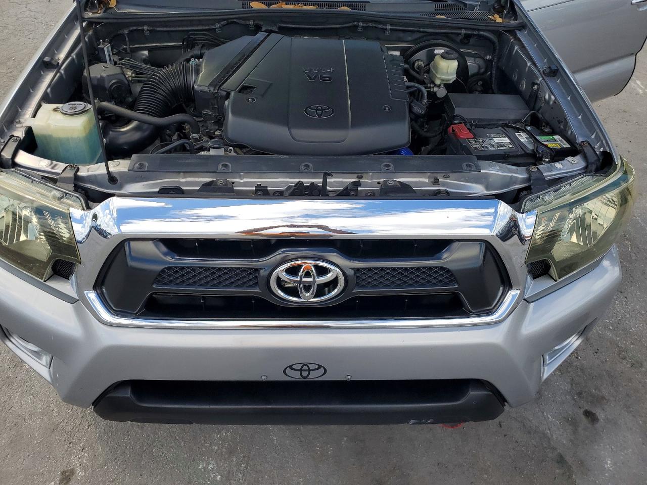 2015 Toyota Tacoma Double Cab Prerunner Серебряный vin: 5TFJU4GN8FX080360