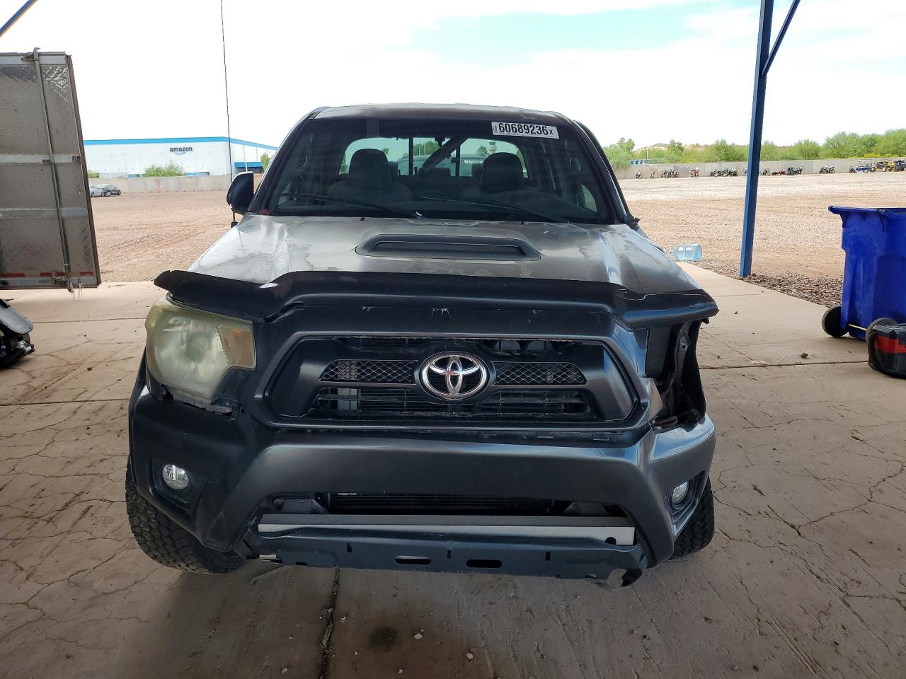 2015 Toyota Tacoma Double Cab Prerunner Charcoal vin: 5TFJU4GN8FX081069