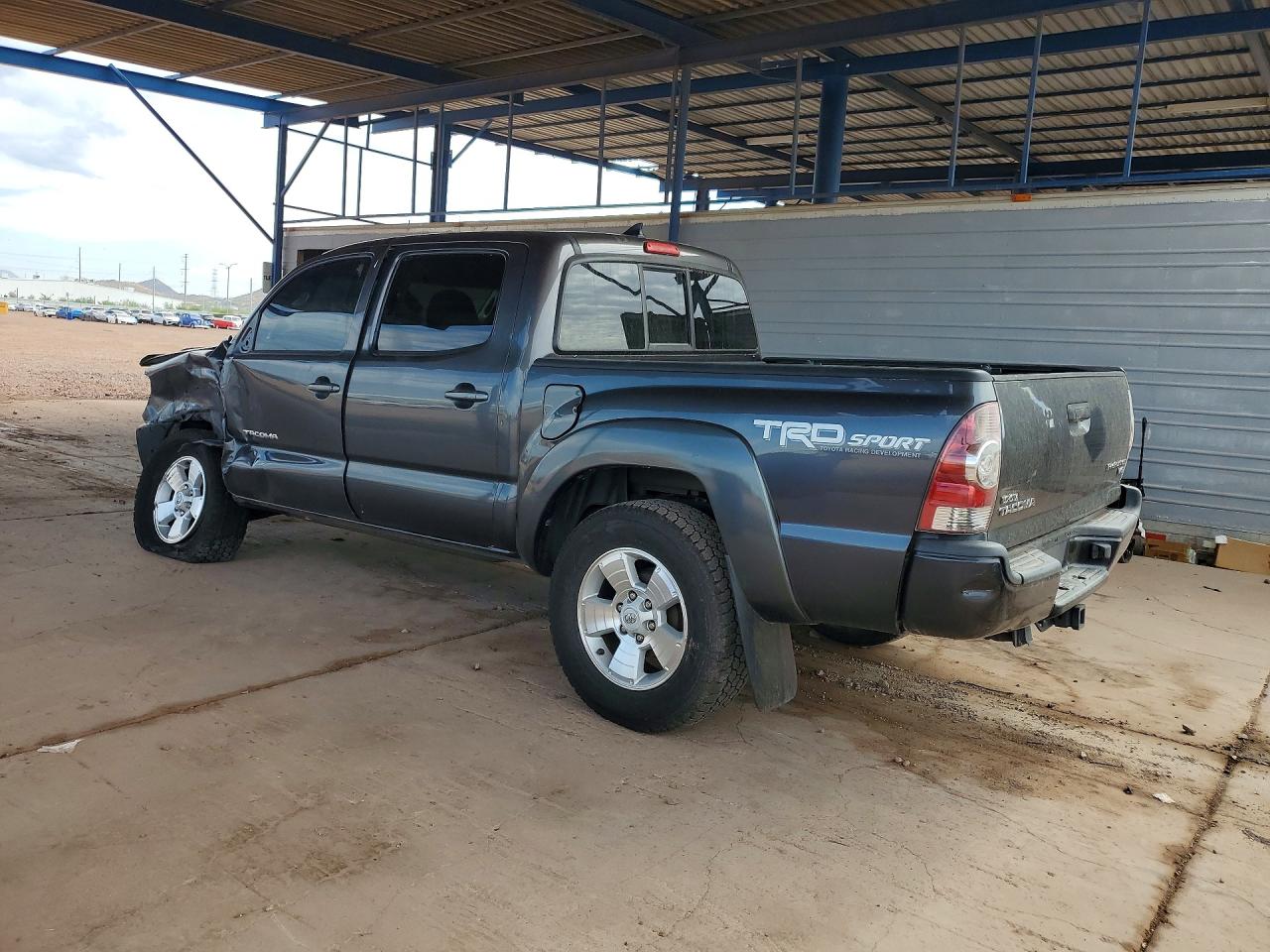2015 Toyota Tacoma Double Cab Prerunner Charcoal vin: 5TFJU4GN8FX081069