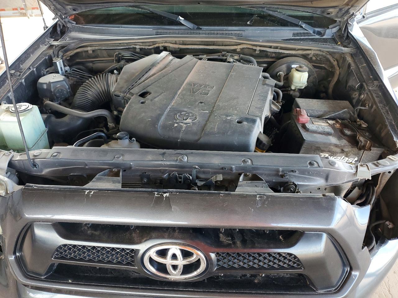 2015 Toyota Tacoma Double Cab Prerunner Charcoal vin: 5TFJU4GN8FX081069