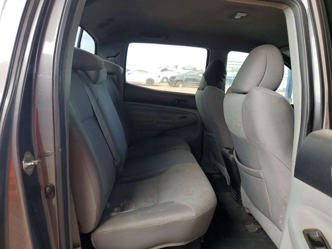 2015 Toyota Tacoma Double Cab Prerunner Charcoal vin: 5TFJU4GN8FX081069