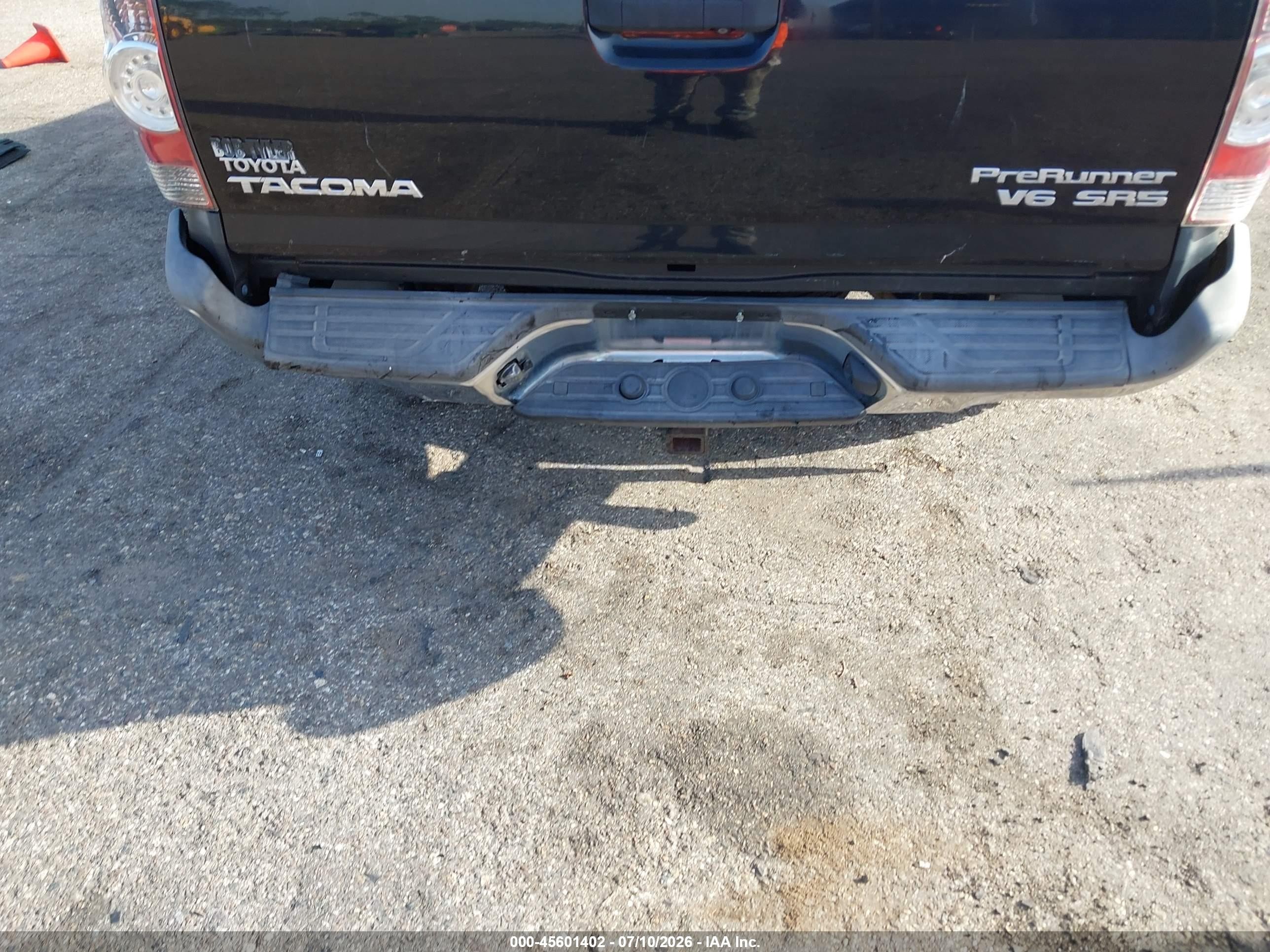 2012 Toyota Tacoma Prerunner V6 Black vin: 5TFJU4GN9CX022656
