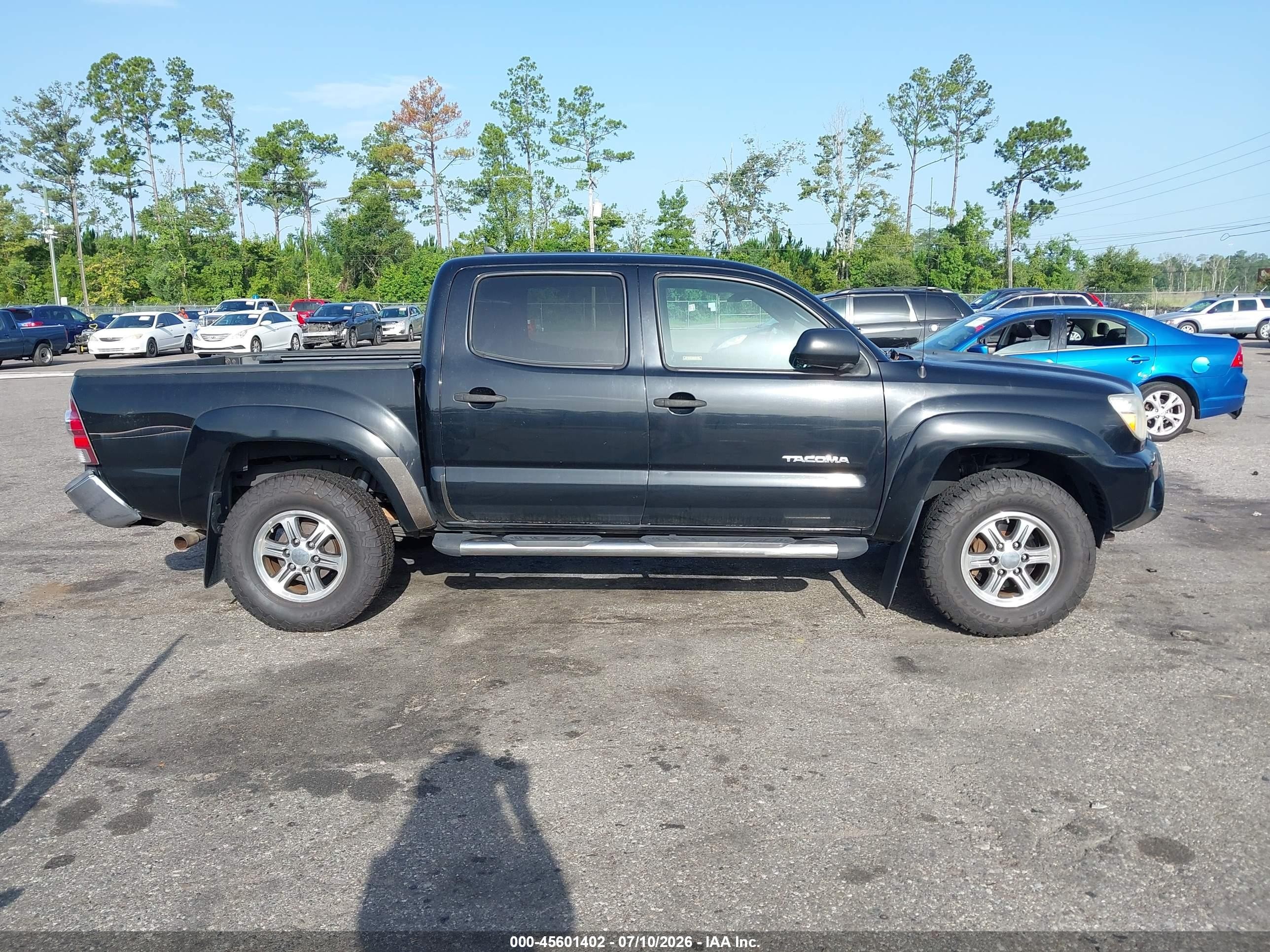 2012 Toyota Tacoma Prerunner V6 Black vin: 5TFJU4GN9CX022656