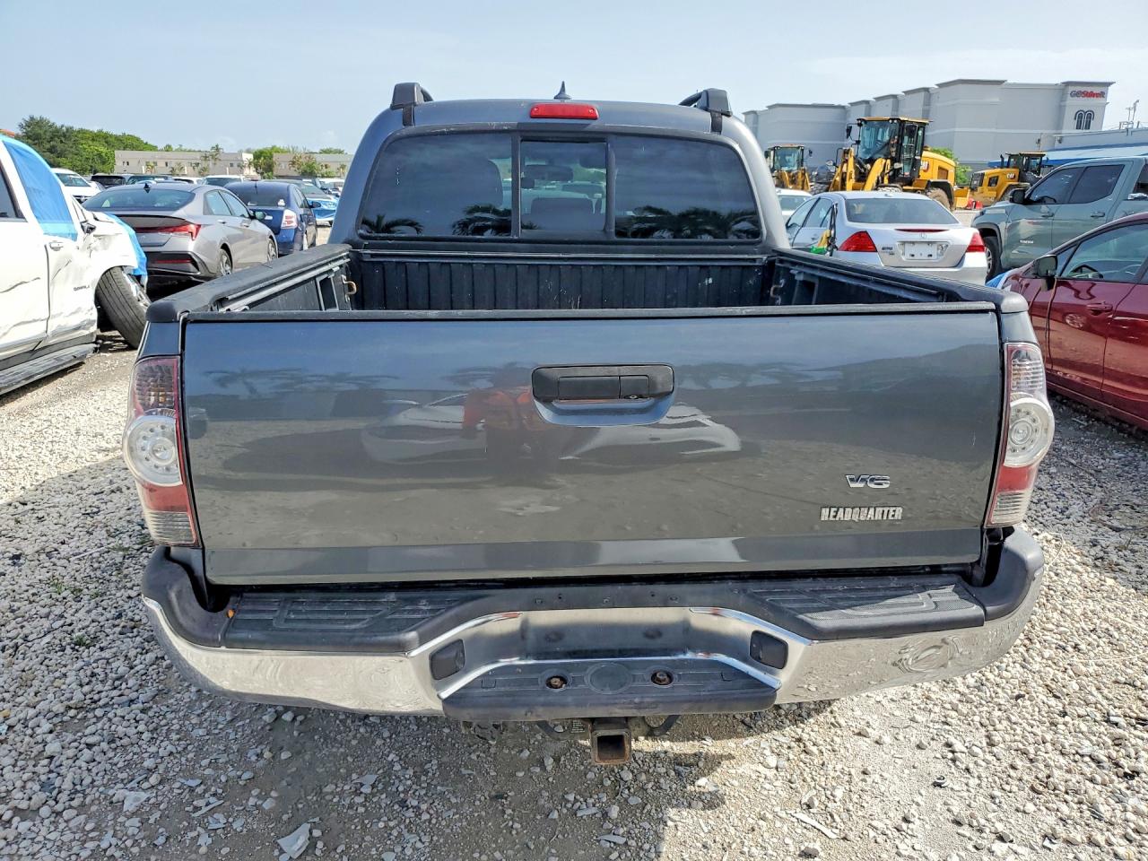 2012 Toyota Tacoma Double Cab Prerunner Gray vin: 5TFJU4GN9CX027095
