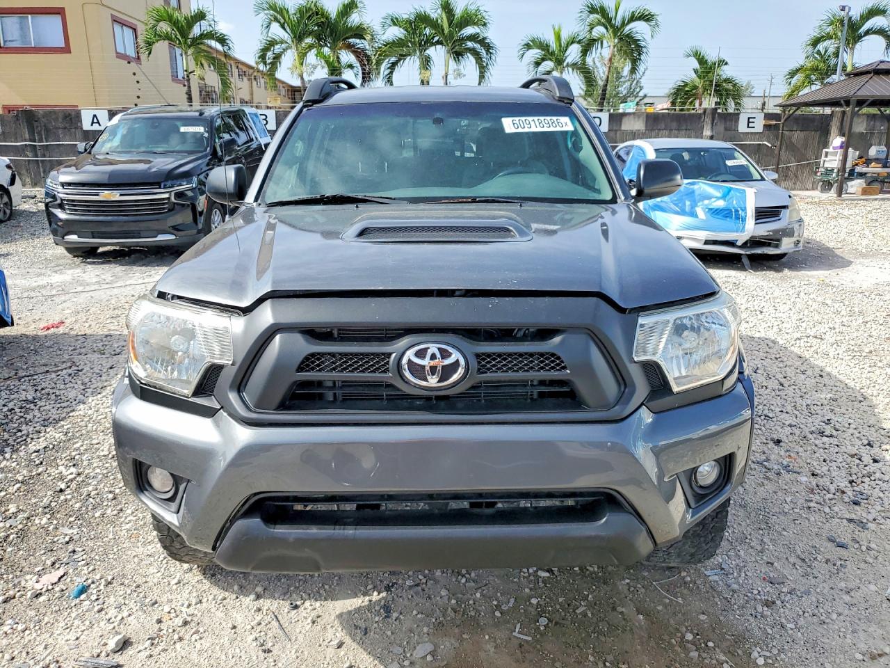 2012 Toyota Tacoma Double Cab Prerunner Gray vin: 5TFJU4GN9CX027095