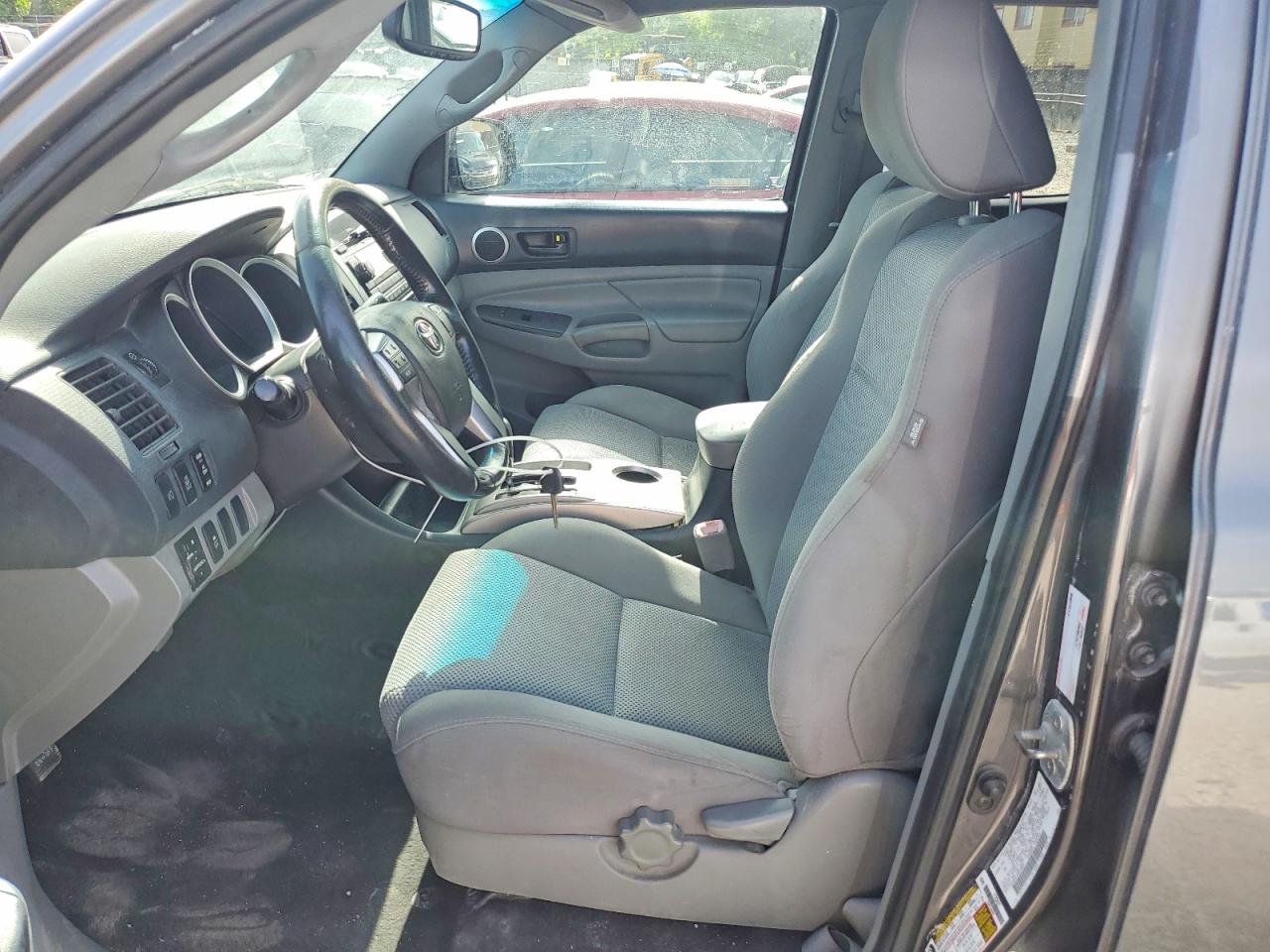 2012 Toyota Tacoma Double Cab Prerunner Gray vin: 5TFJU4GN9CX027095