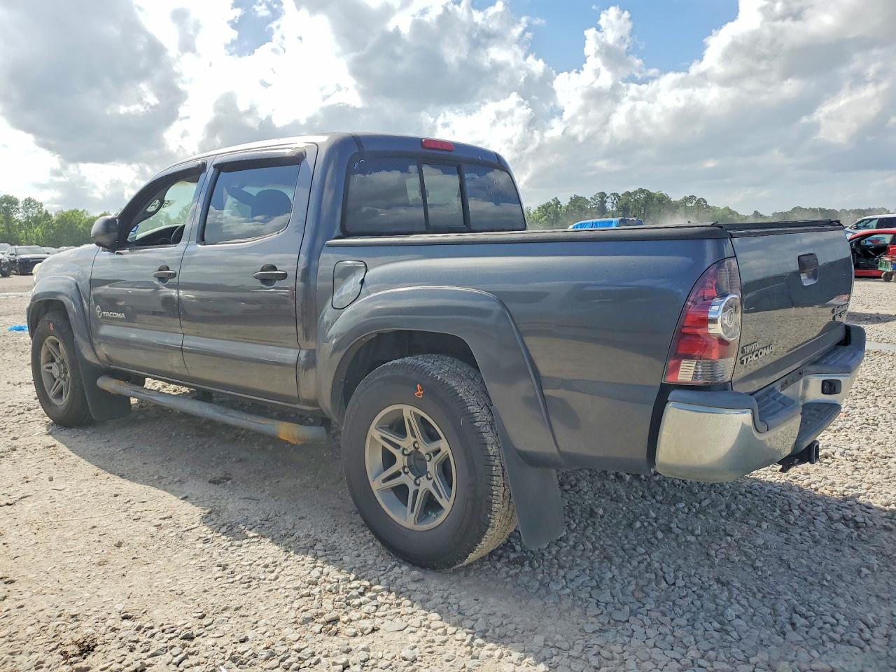 2013 Toyota Tacoma Double Cab Prerunner Gray vin: 5TFJU4GN9DX030631