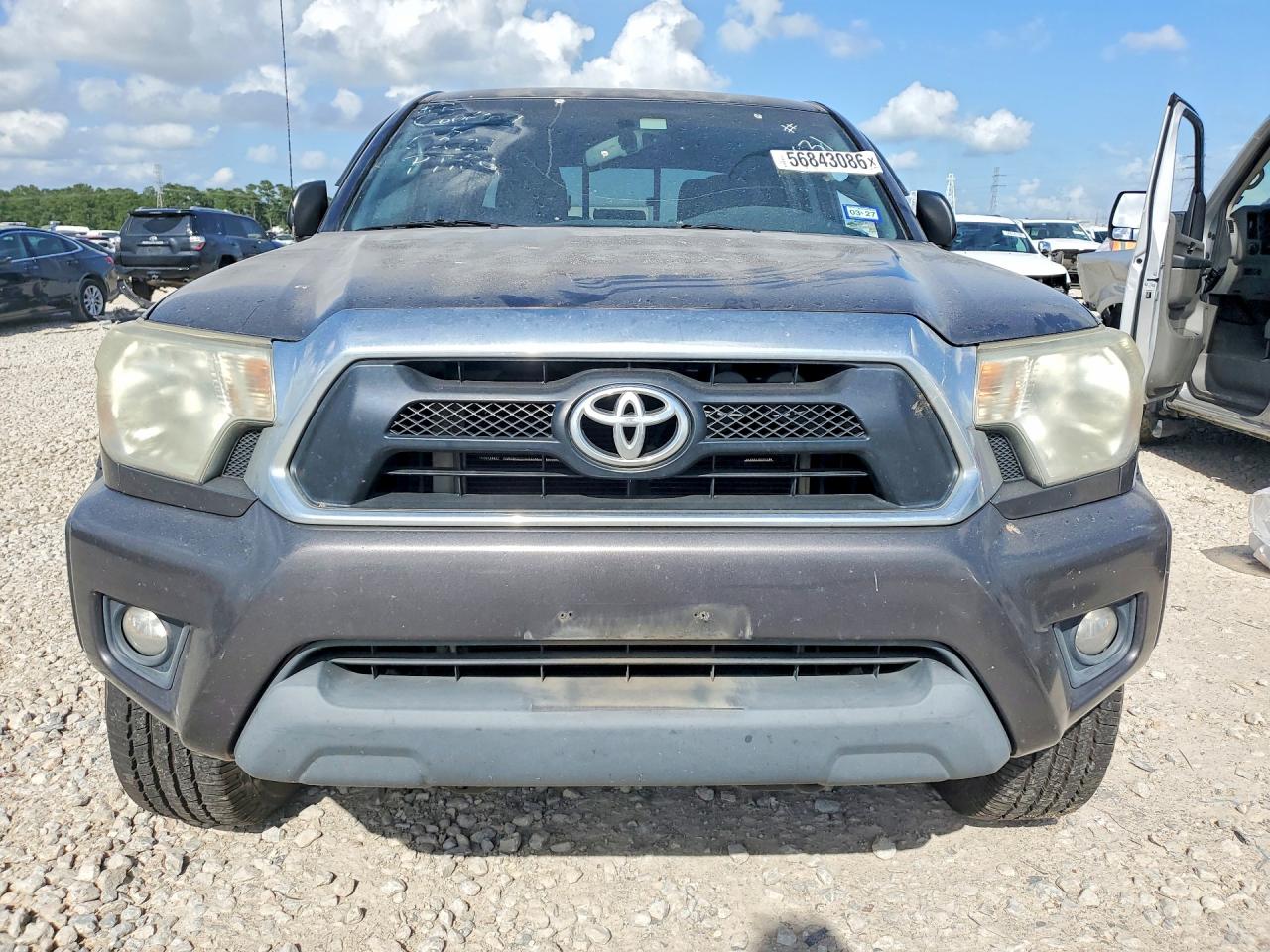 2013 Toyota Tacoma Double Cab Prerunner Gray vin: 5TFJU4GN9DX030631