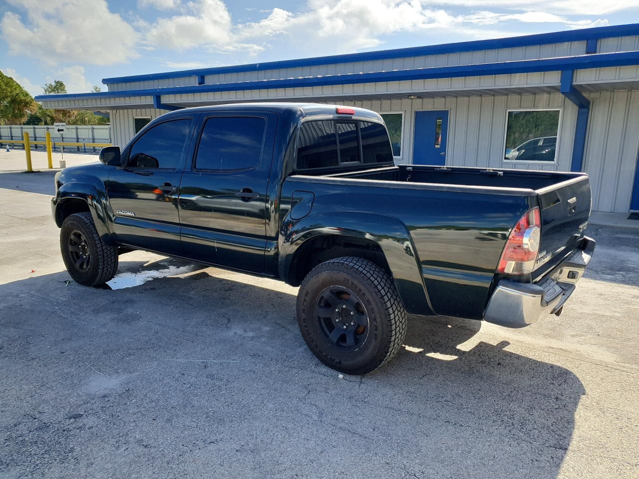 2013 Toyota Tacoma Double Cab Prerunner Green vin: 5TFJU4GN9DX034100