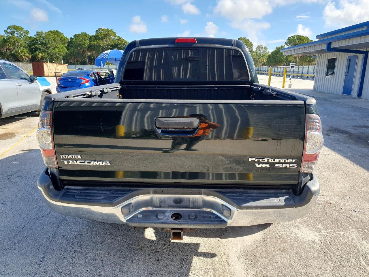 2013 Toyota Tacoma Double Cab Prerunner Green vin: 5TFJU4GN9DX034100