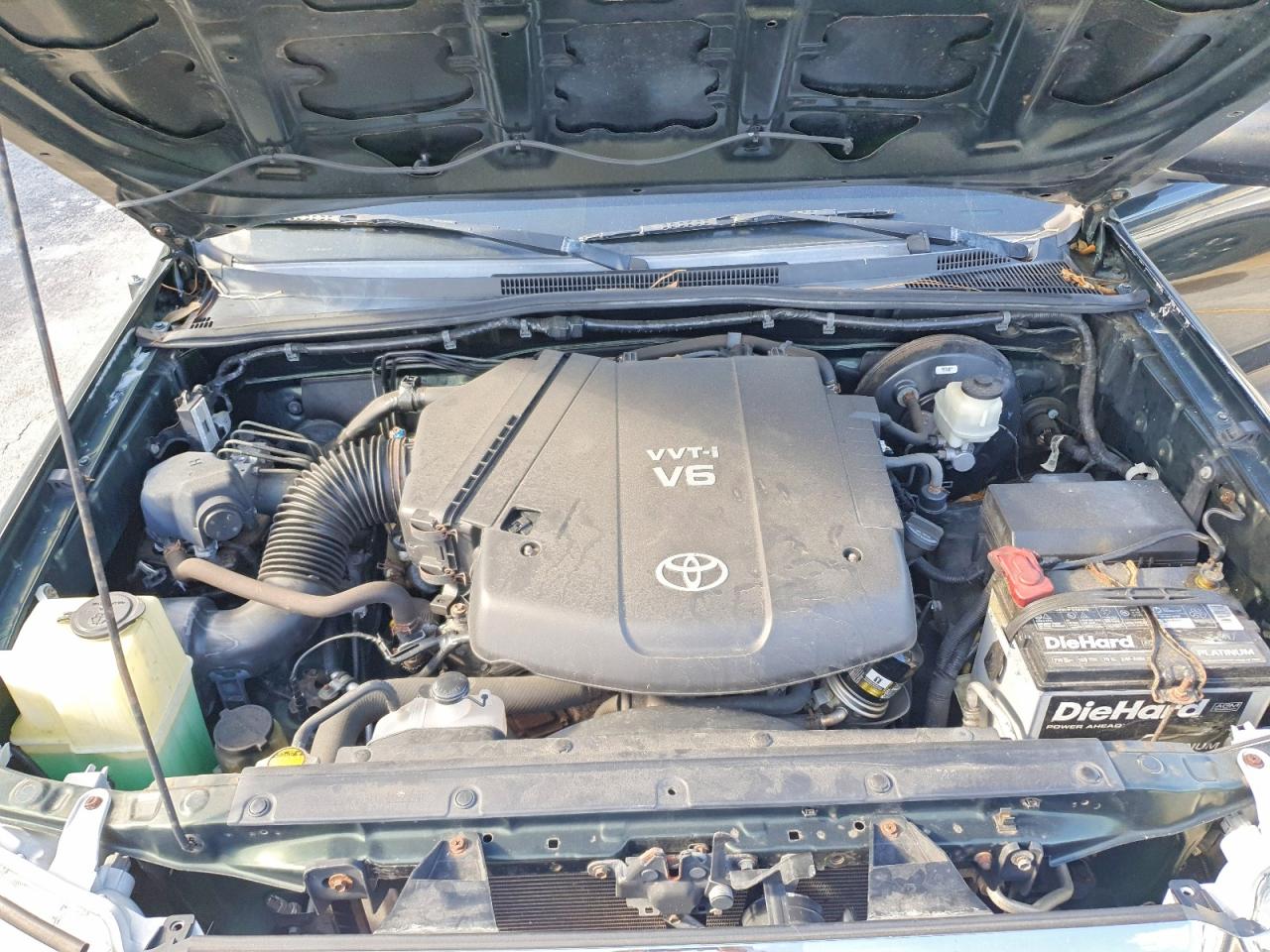 2013 Toyota Tacoma Double Cab Prerunner Green vin: 5TFJU4GN9DX034100