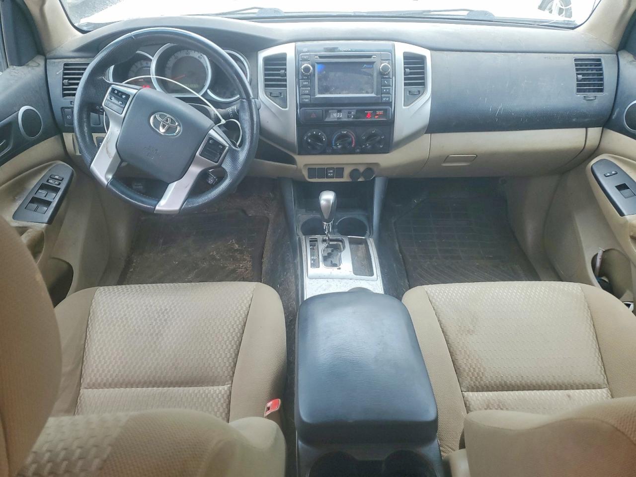 2013 Toyota Tacoma Double Cab Prerunner Tan vin: 5TFJU4GN9DX050765