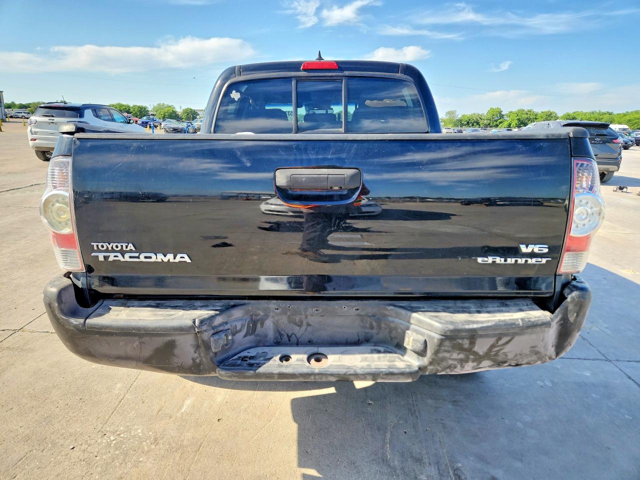 2015 Toyota Tacoma Double Cab Prerunner Черный vin: 5TFJU4GN9FX067262