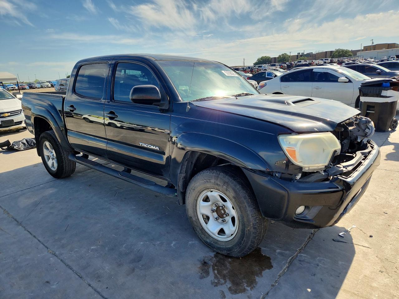 2015 Toyota Tacoma Double Cab Prerunner Черный vin: 5TFJU4GN9FX067262