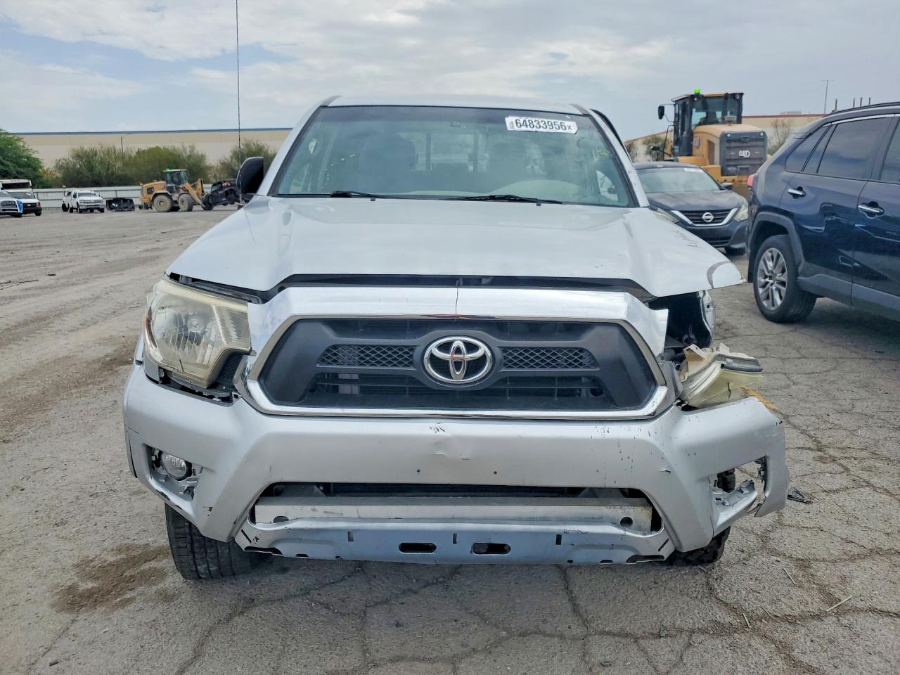 2012 Toyota Tacoma Prerunner V6 Silver vin: 5TFJU4GNXCX014601