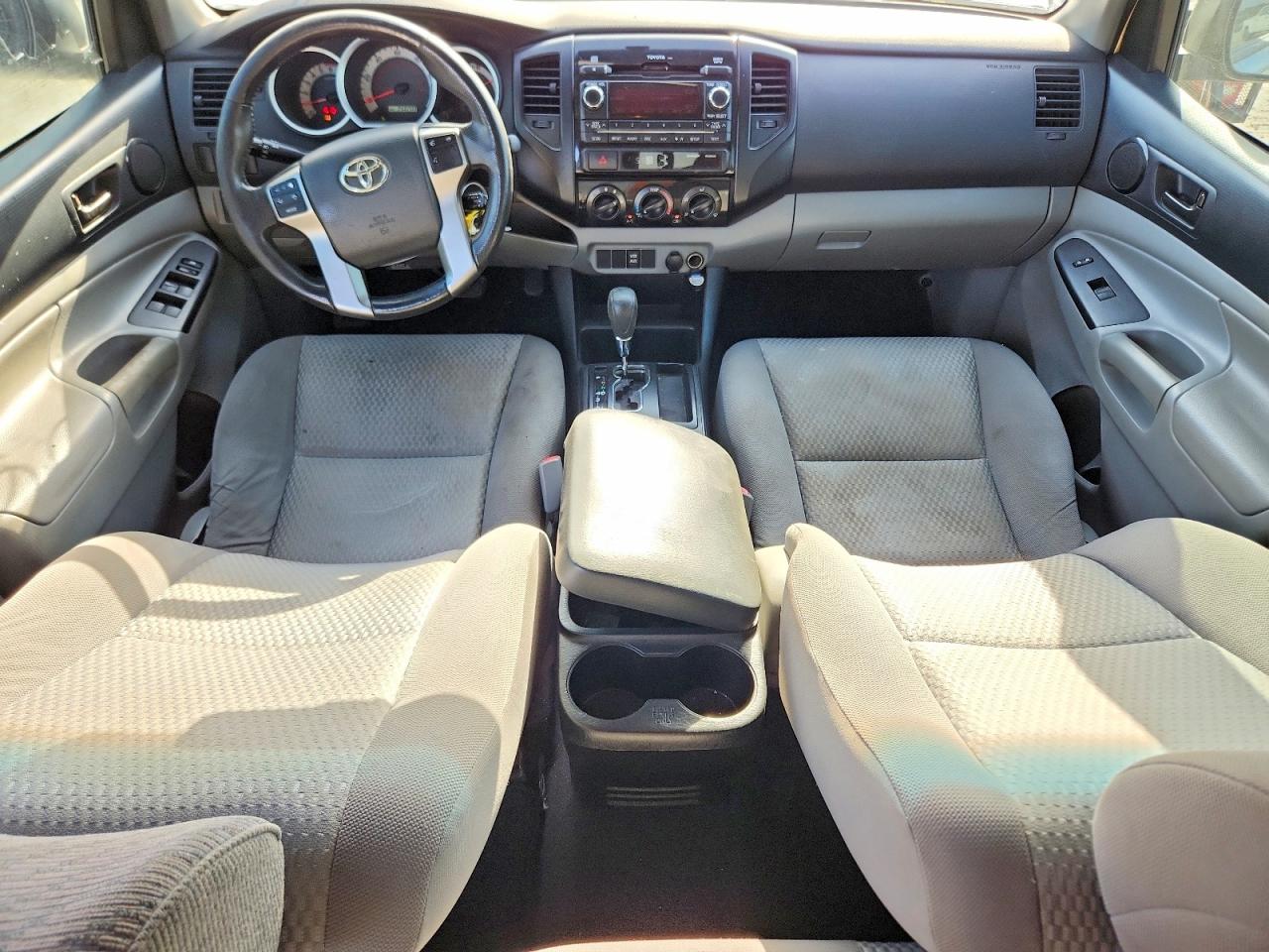 2012 Toyota Tacoma Double Cab Prerunner Silver vin: 5TFJU4GNXCX025646