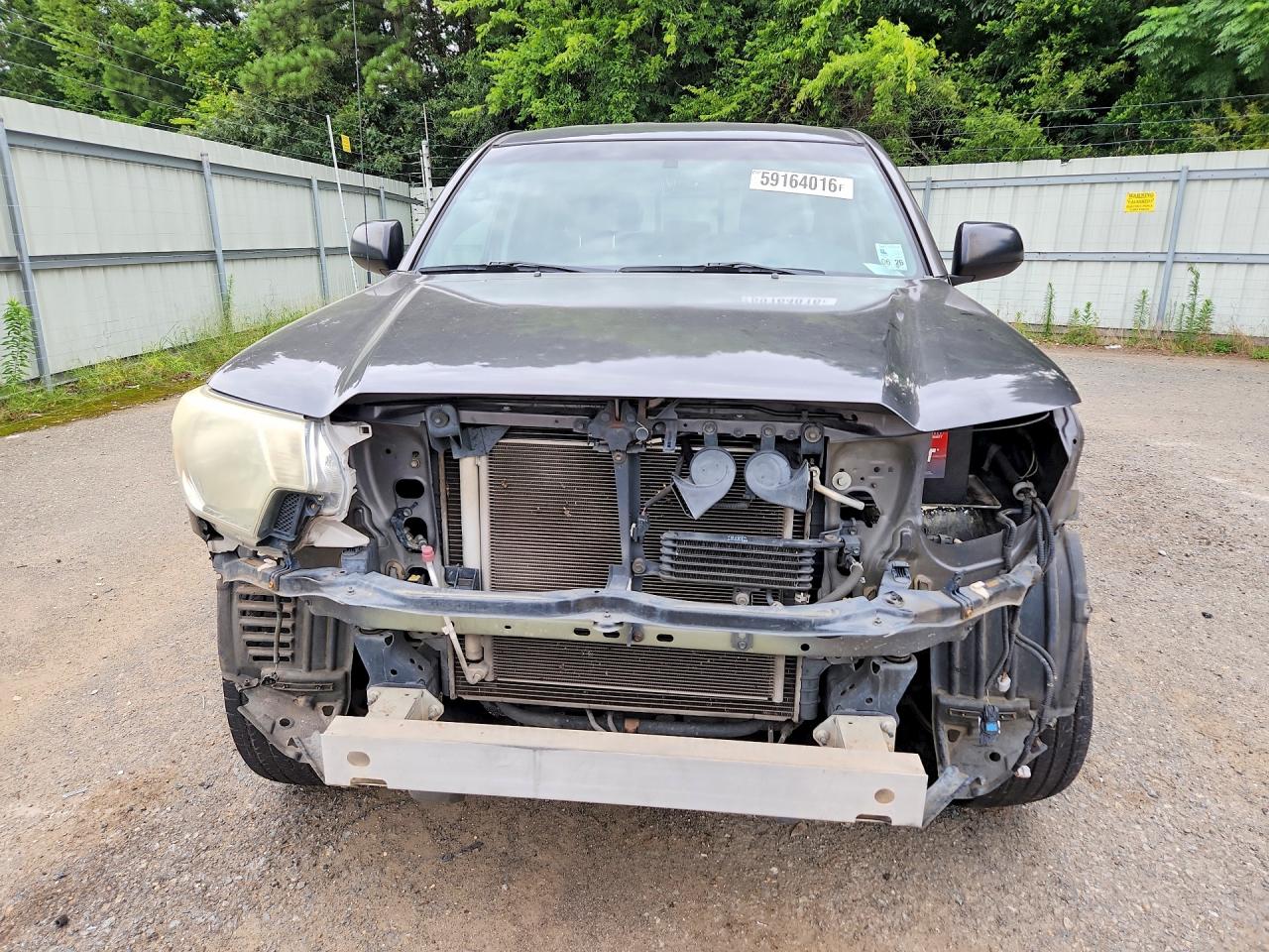 2013 Toyota Tacoma Prerunner V6 Gray vin: 5TFJU4GNXDX035448
