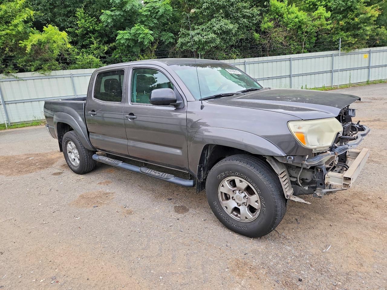 2013 Toyota Tacoma Prerunner V6 Gray vin: 5TFJU4GNXDX035448