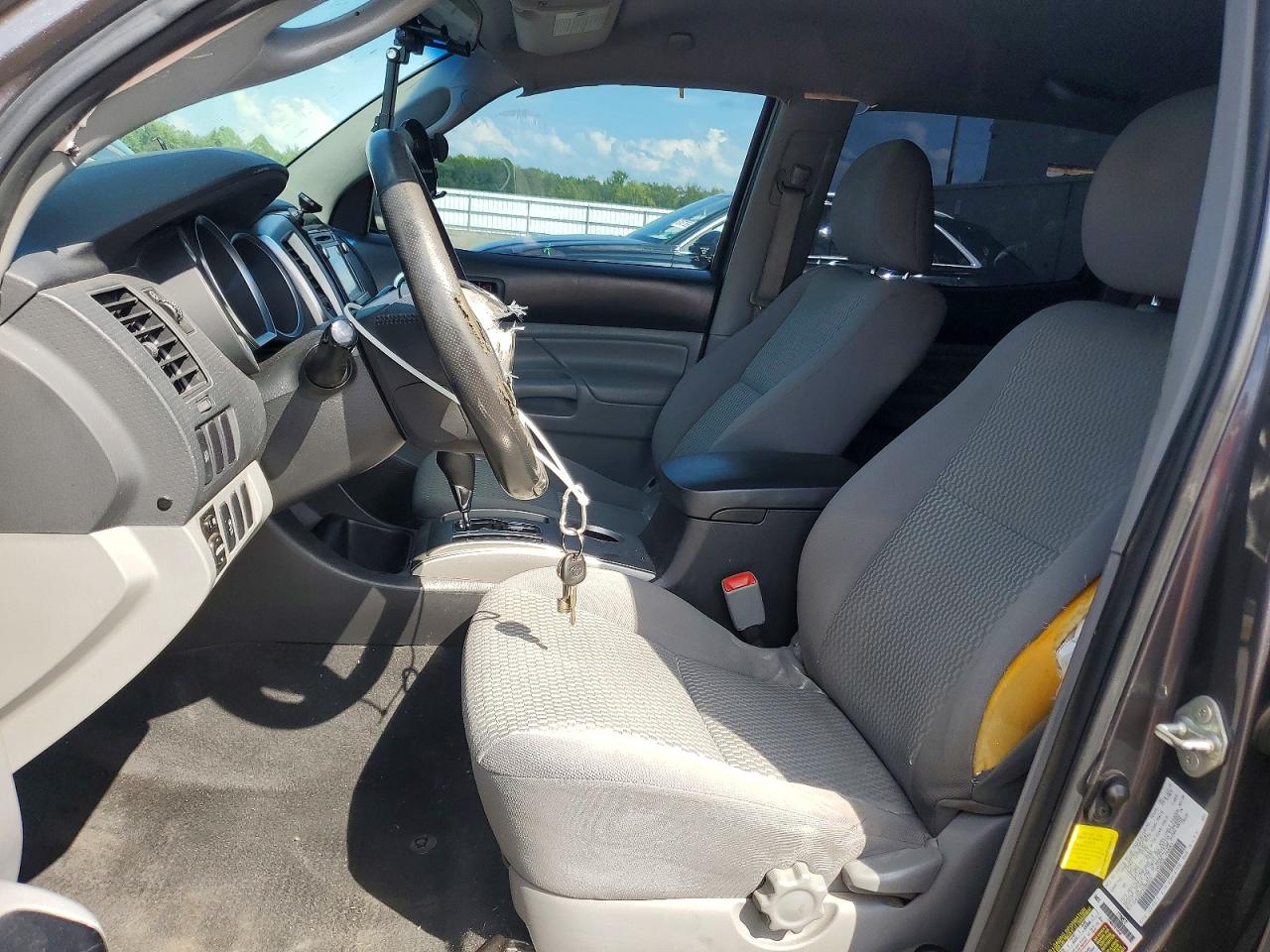 2015 Toyota Tacoma Double Cab Prerunner Серый vin: 5TFJU4GNXFX088203