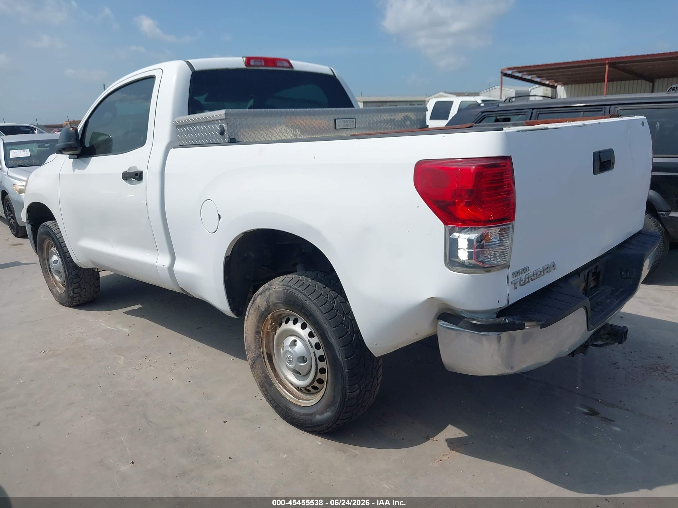 2010 Toyota Tundra Grade V6 White vin: 5TFJU5F11AX004525