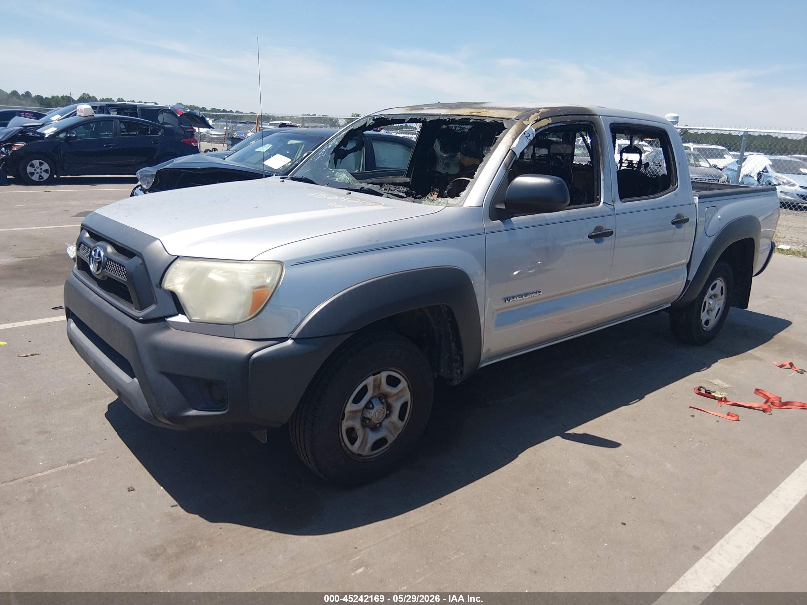 2013 Toyota Tacoma   Gray vin: 5TFJX4CN0DX026061