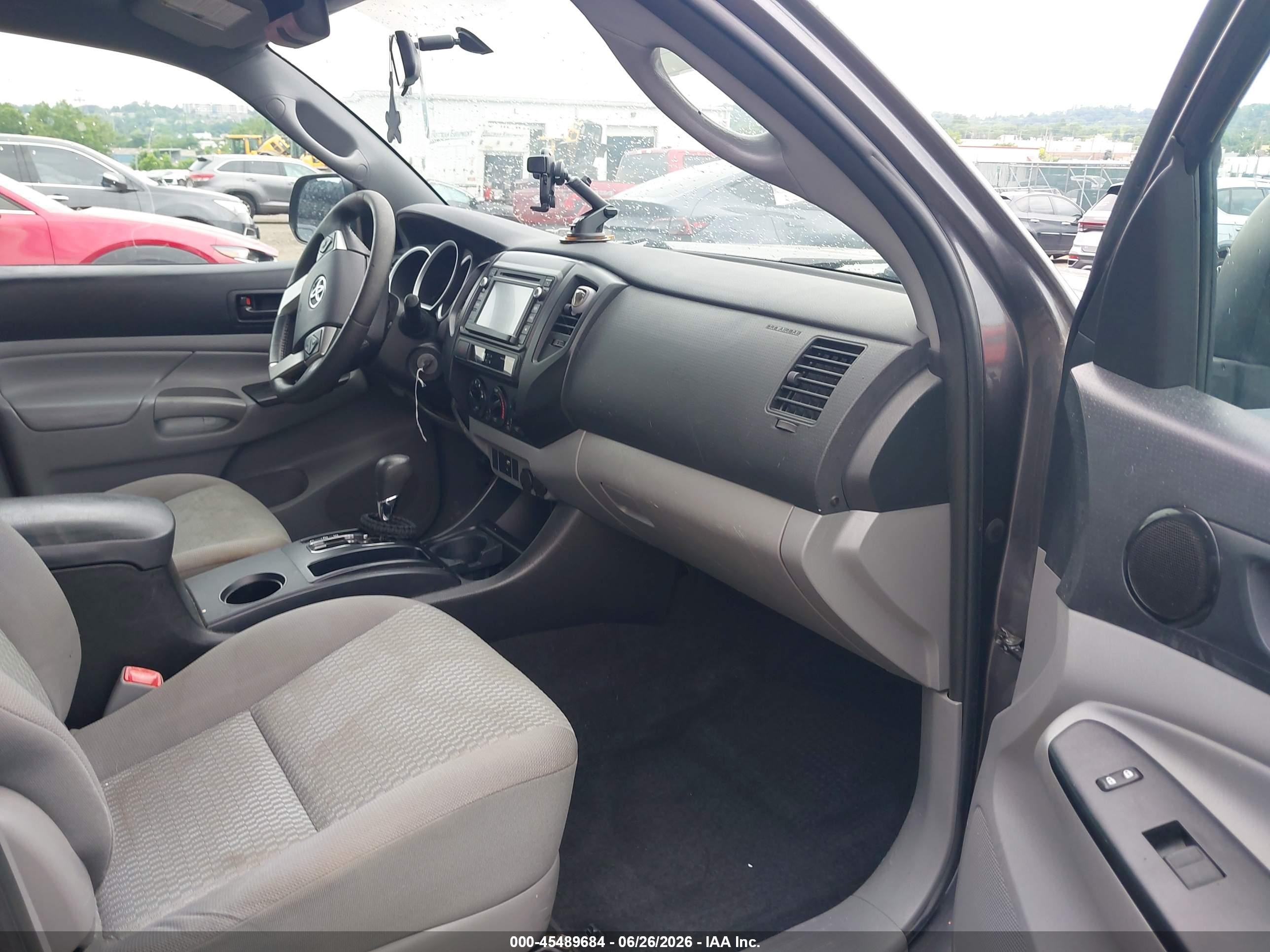 2014 Toyota Tacoma Gray vin: 5TFJX4CN0EX044402
