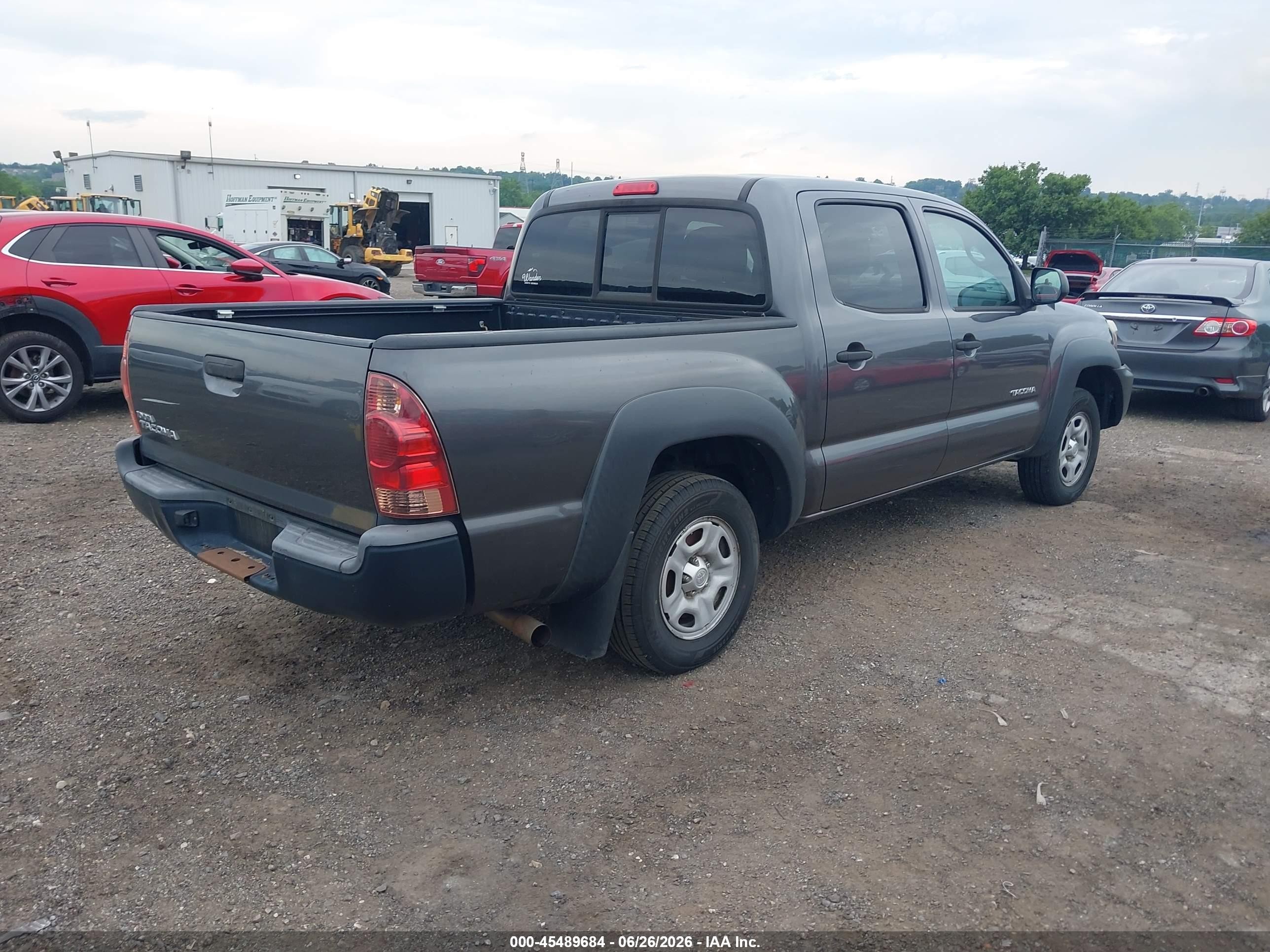 2014 Toyota Tacoma Gray vin: 5TFJX4CN0EX044402