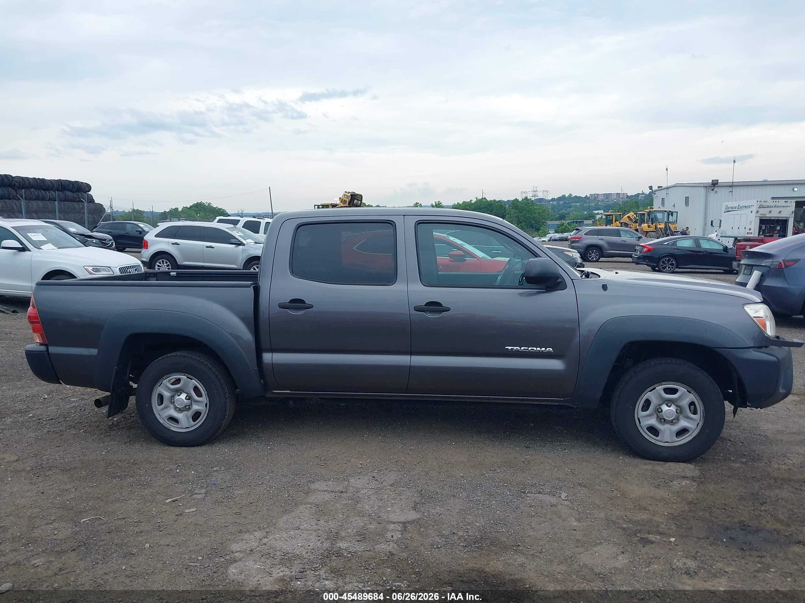 2014 Toyota Tacoma Gray vin: 5TFJX4CN0EX044402
