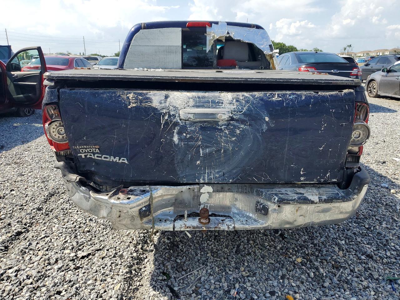 2013 Toyota Tacoma Double Cab Blue vin: 5TFJX4CN1DX034587