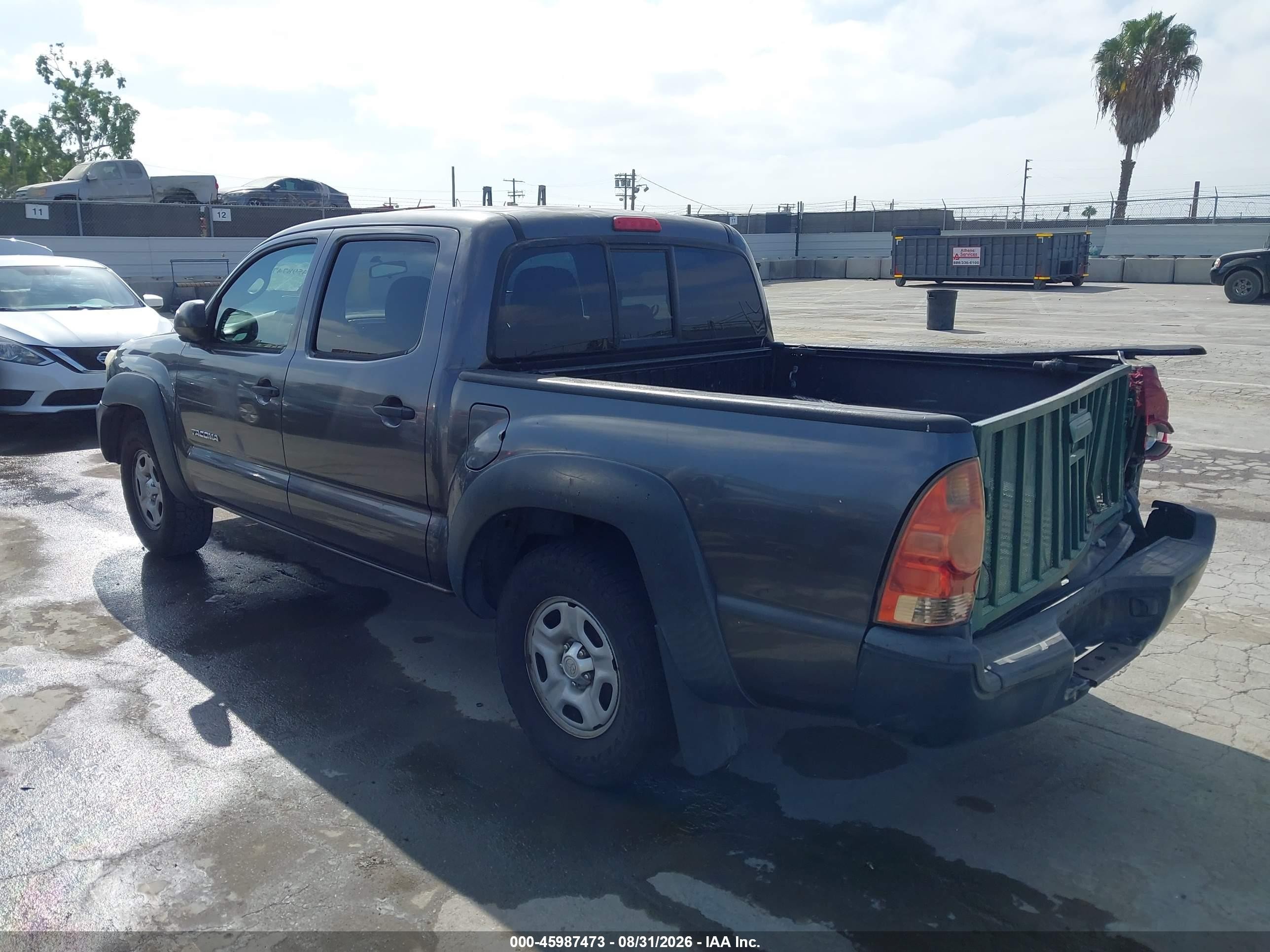2014 Toyota Tacoma   Gray vin: 5TFJX4CN2EX040626