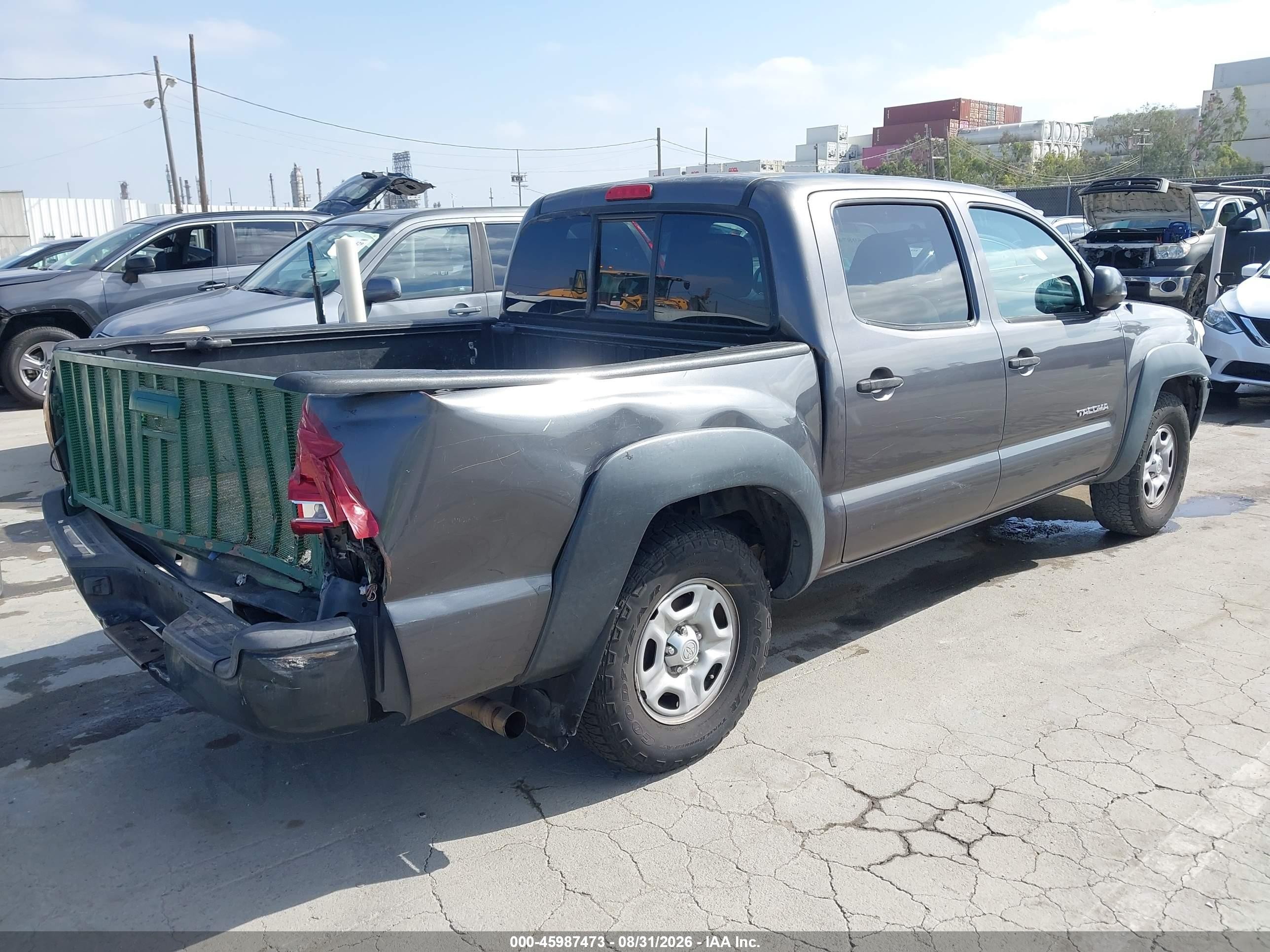 2014 Toyota Tacoma   Gray vin: 5TFJX4CN2EX040626