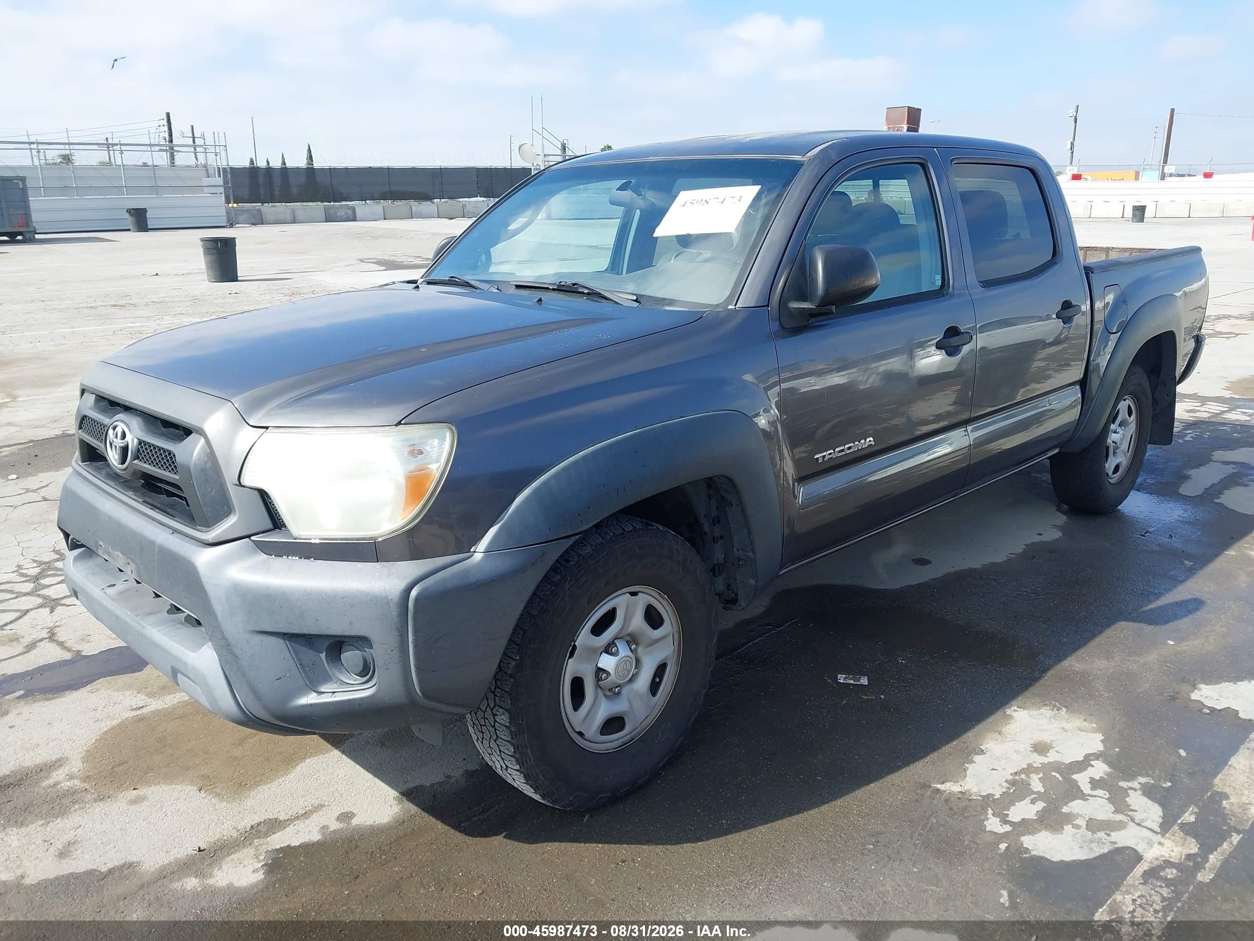 2014 Toyota Tacoma   Gray vin: 5TFJX4CN2EX040626