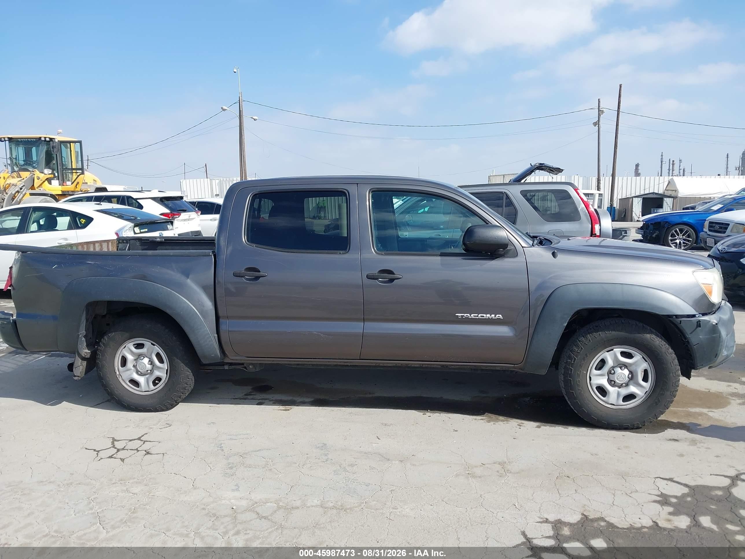 2014 Toyota Tacoma   Gray vin: 5TFJX4CN2EX040626